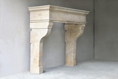 Antique mantle in style of Louis XIII, 19th century