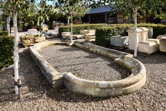 18th Century French Limestone Antique Fountain  water basin
