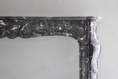 Camino antico in marmo, stile Saint Louis XV, tipo di marmo è Saint-Anna