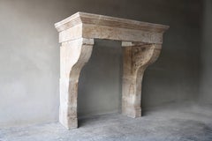 Antique Fireplace of Limestone, 888