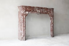 18th Century Antique French Marble Fireplace Mantle - Regency period