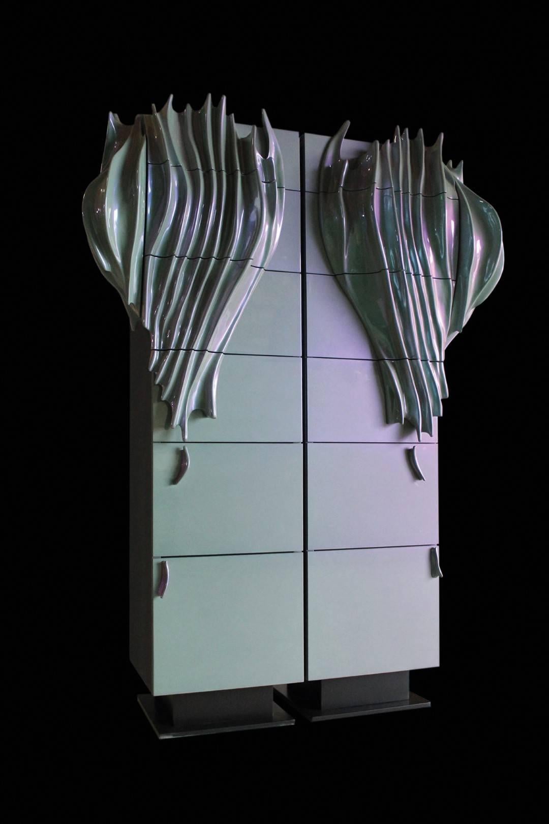 Armoire à tiroirs « Algae » en édition limitée d'Egli Design Excellent état - En vente à London, GB