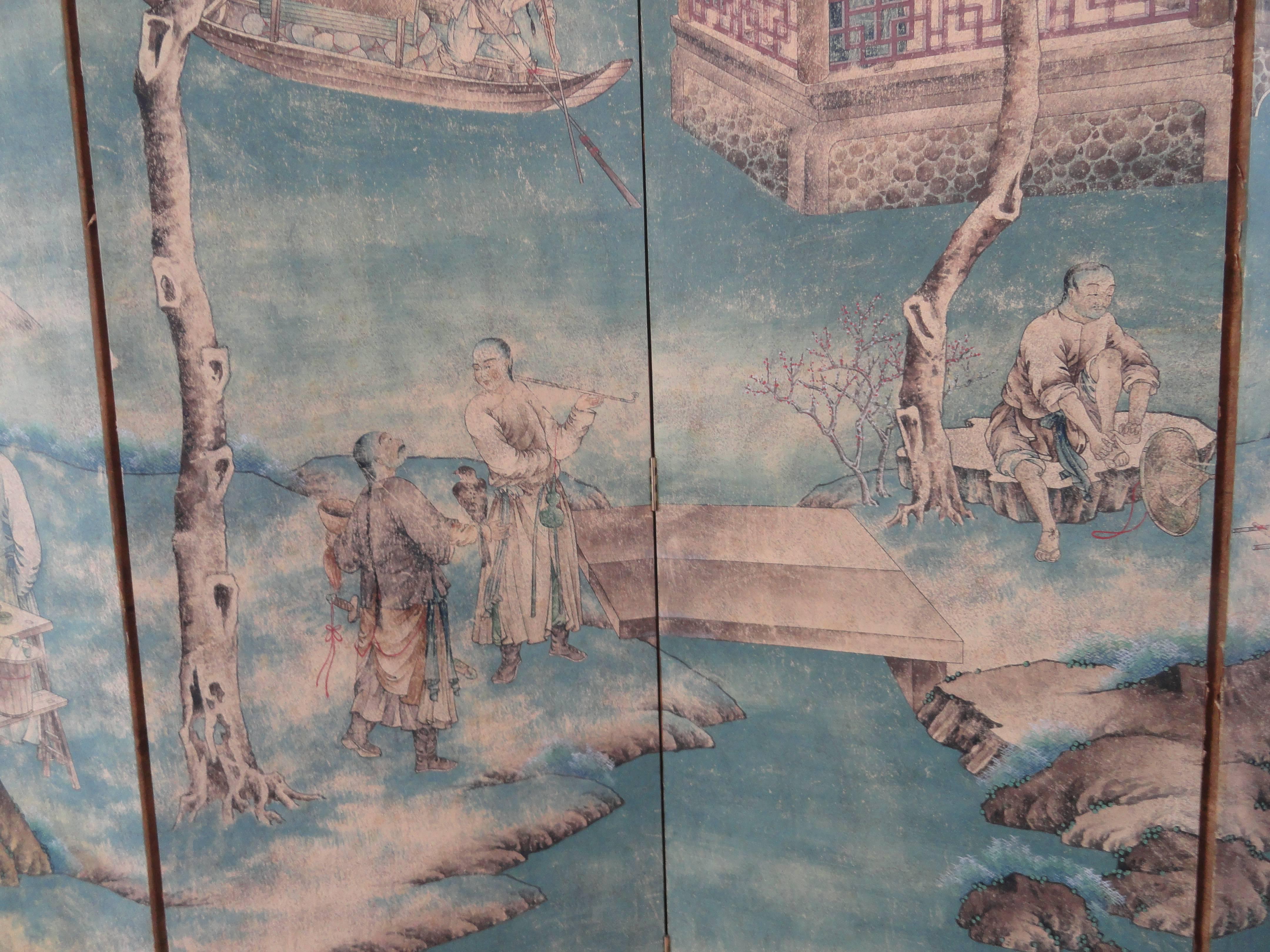 Later 18th to Early 19th Century Chinese Screen For Sale 1