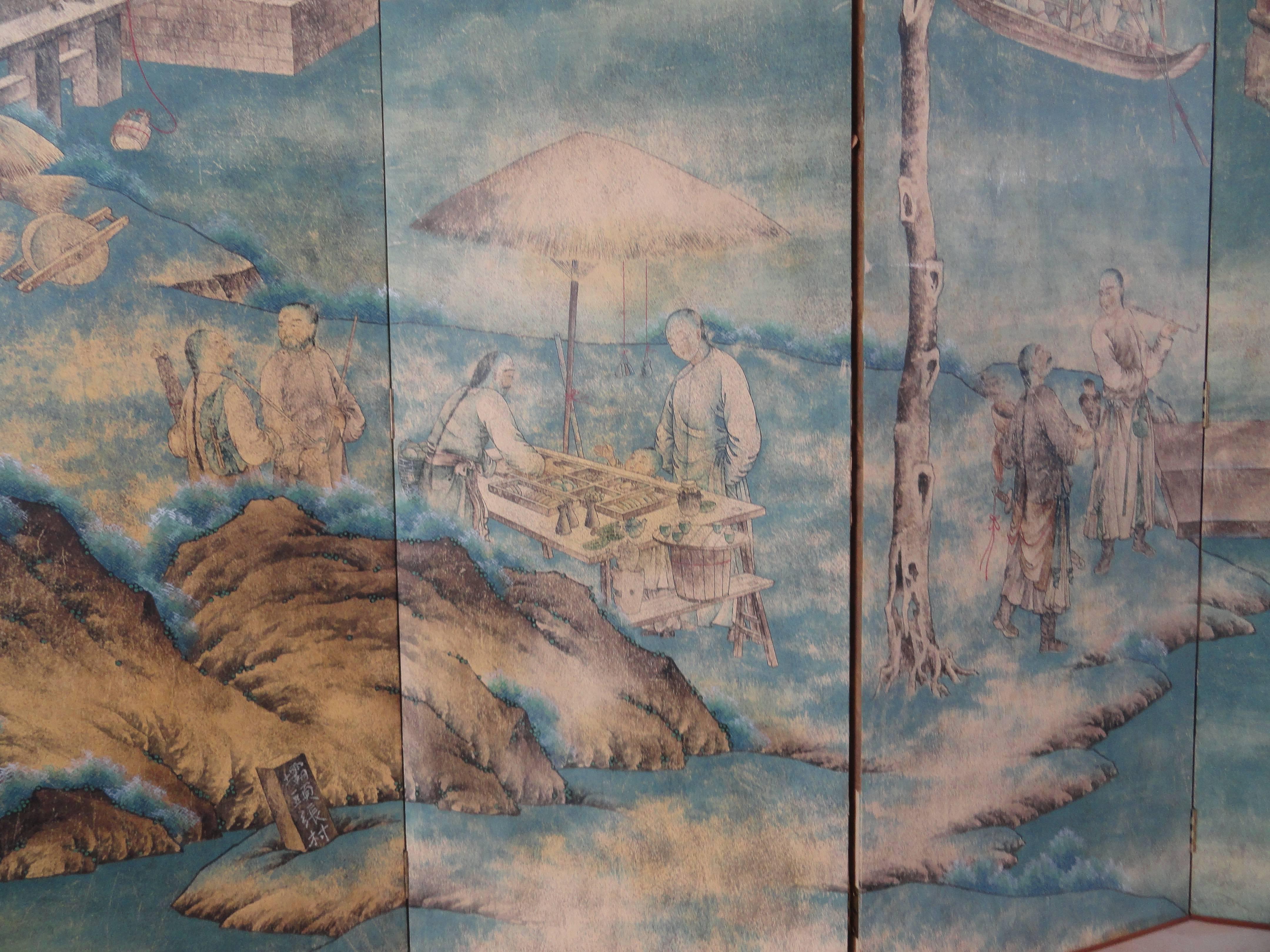 Later 18th to Early 19th Century Chinese Screen For Sale 2