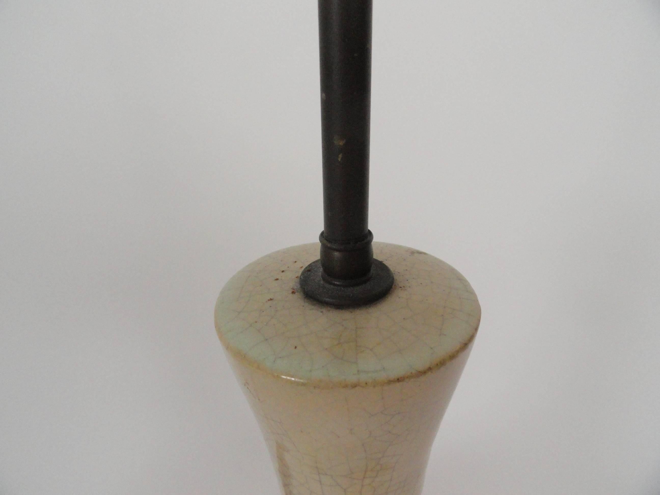 19th Century Ceramic Lizard Lamp For Sale 1
