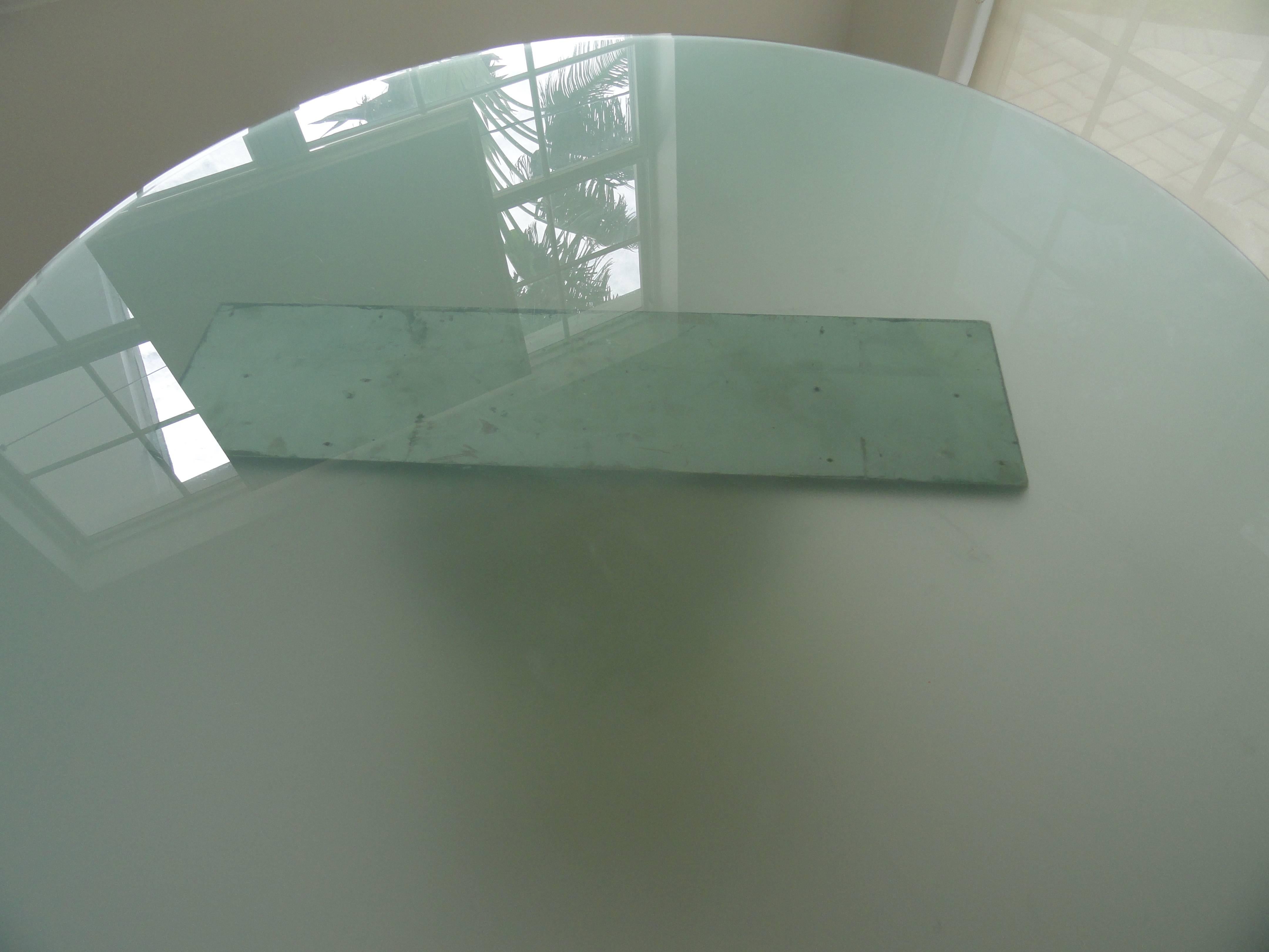 Painted Pedestal Dining Table Base In Good Condition In West Palm Beach, FL