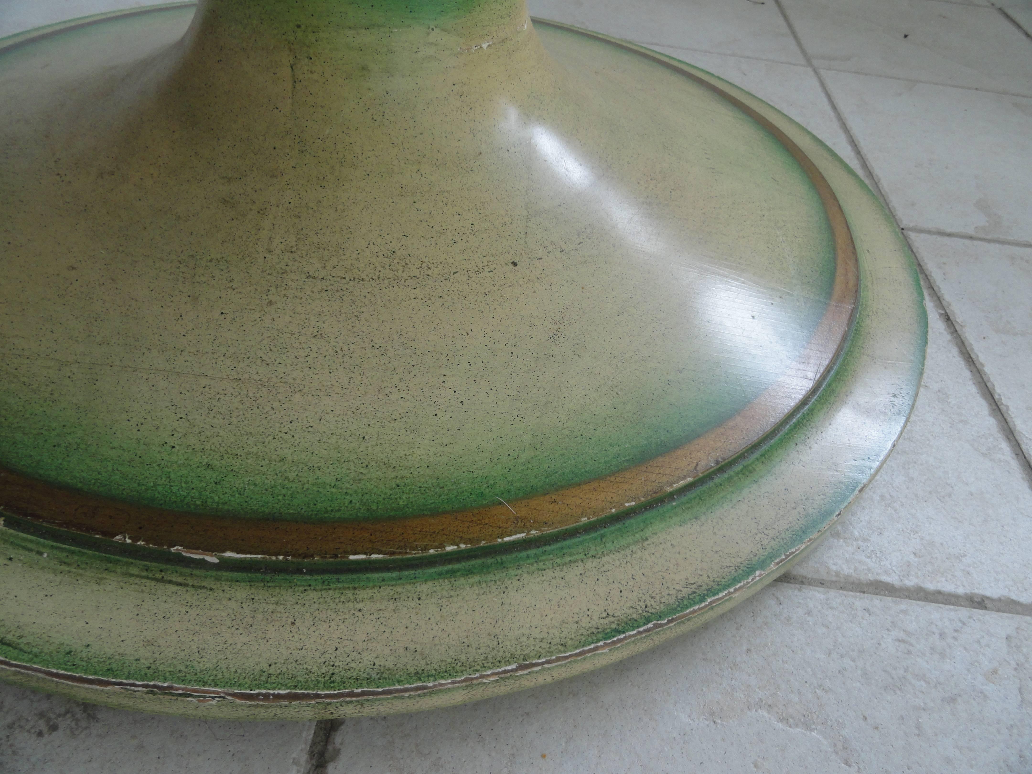 Late 20th Century Painted Pedestal Dining Table Base