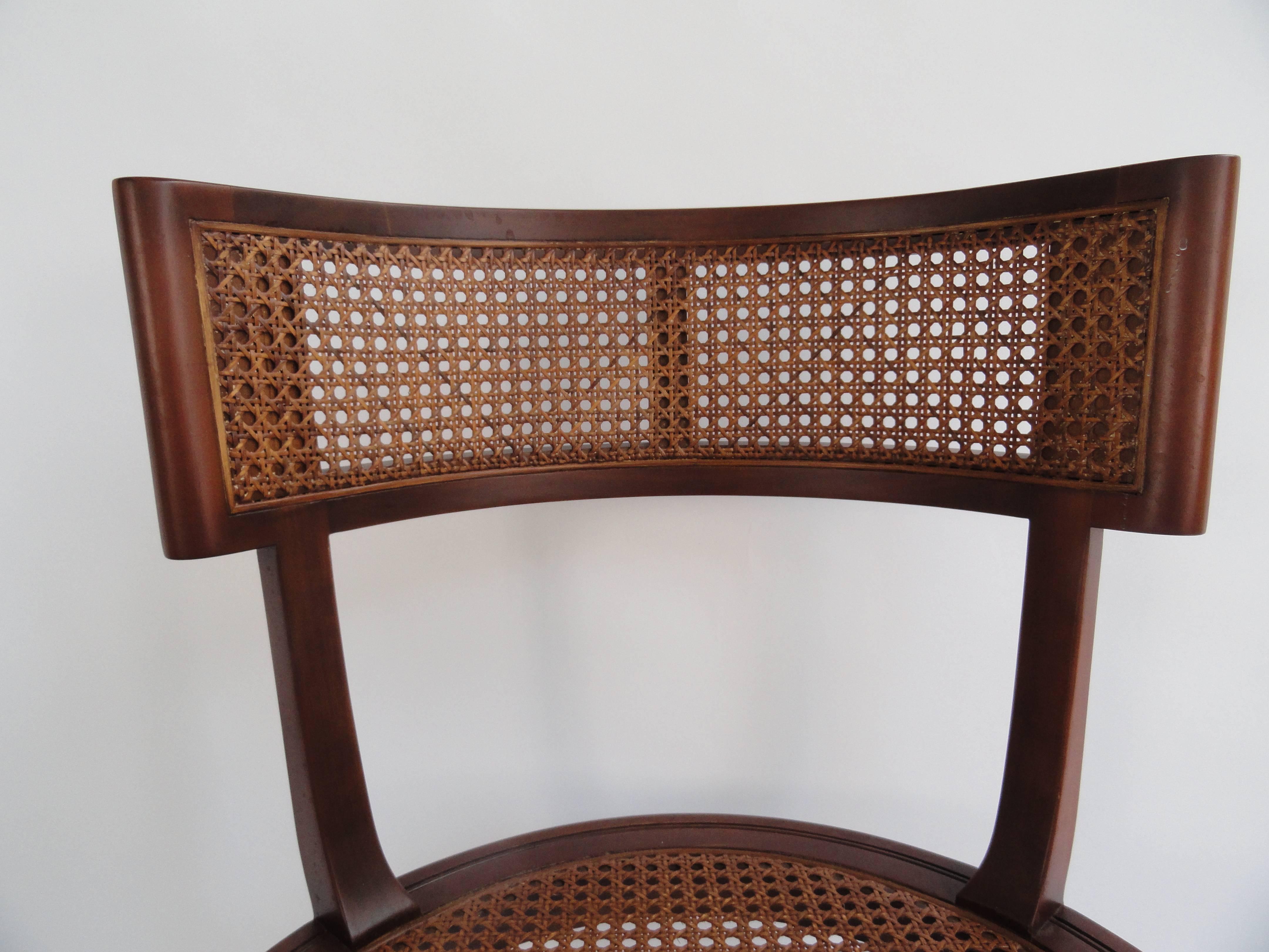 T.H. Robsjohn-Gibbings Set of Four Side Chairs For Sale 2
