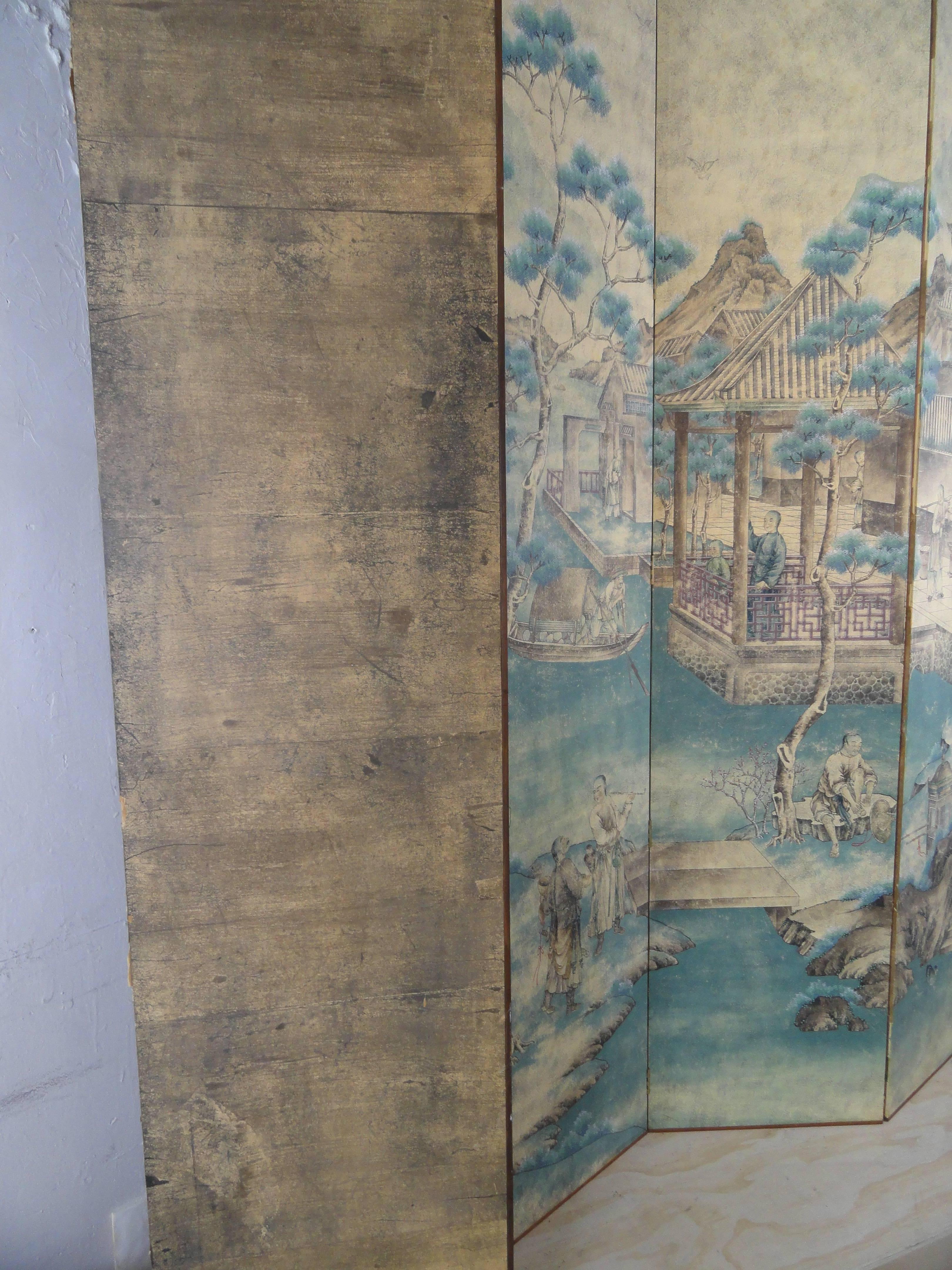 Late 18th to Early 19th Century Chinese Screen For Sale 4