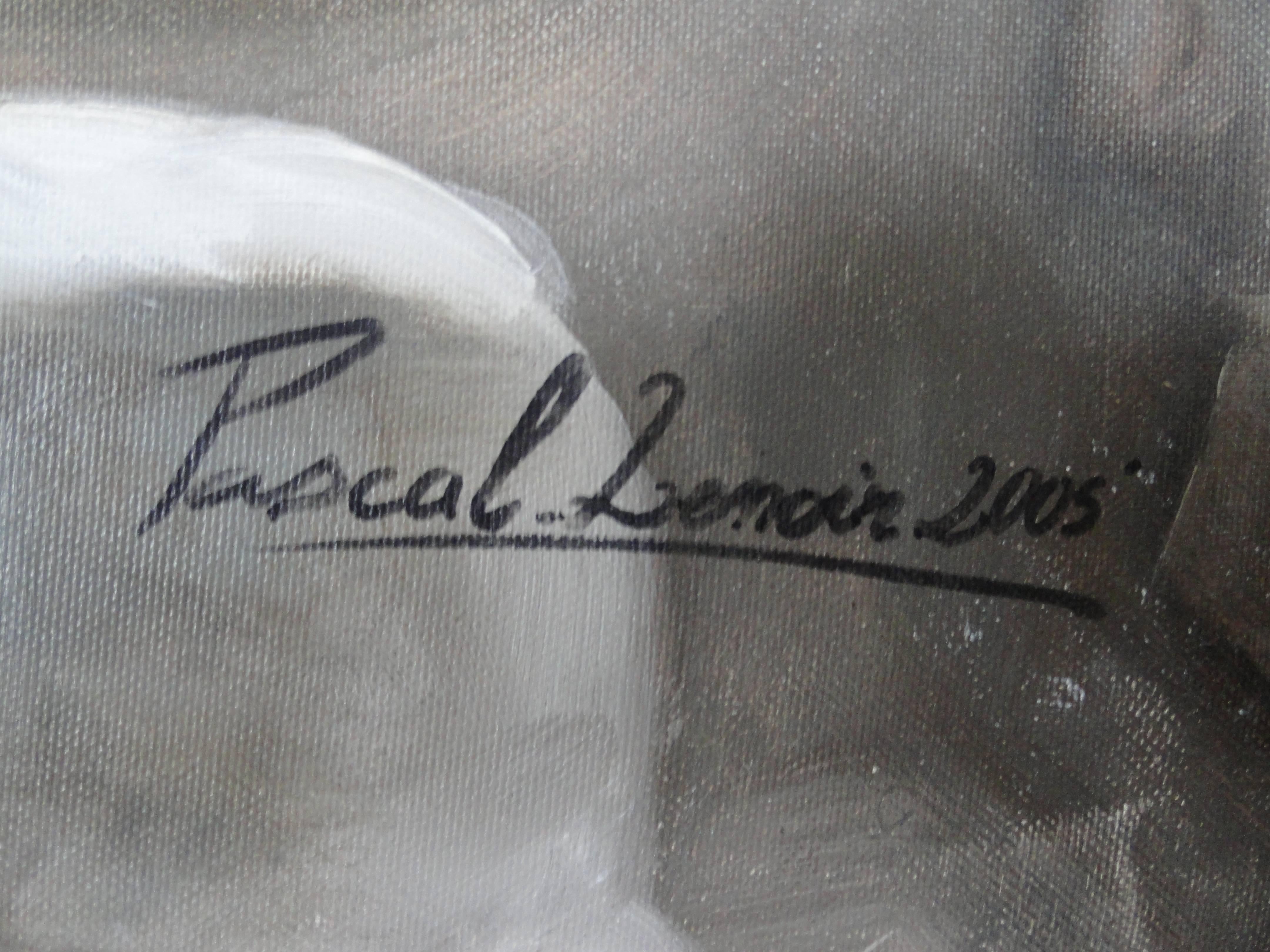Pascal Lenoir oil, signed, 