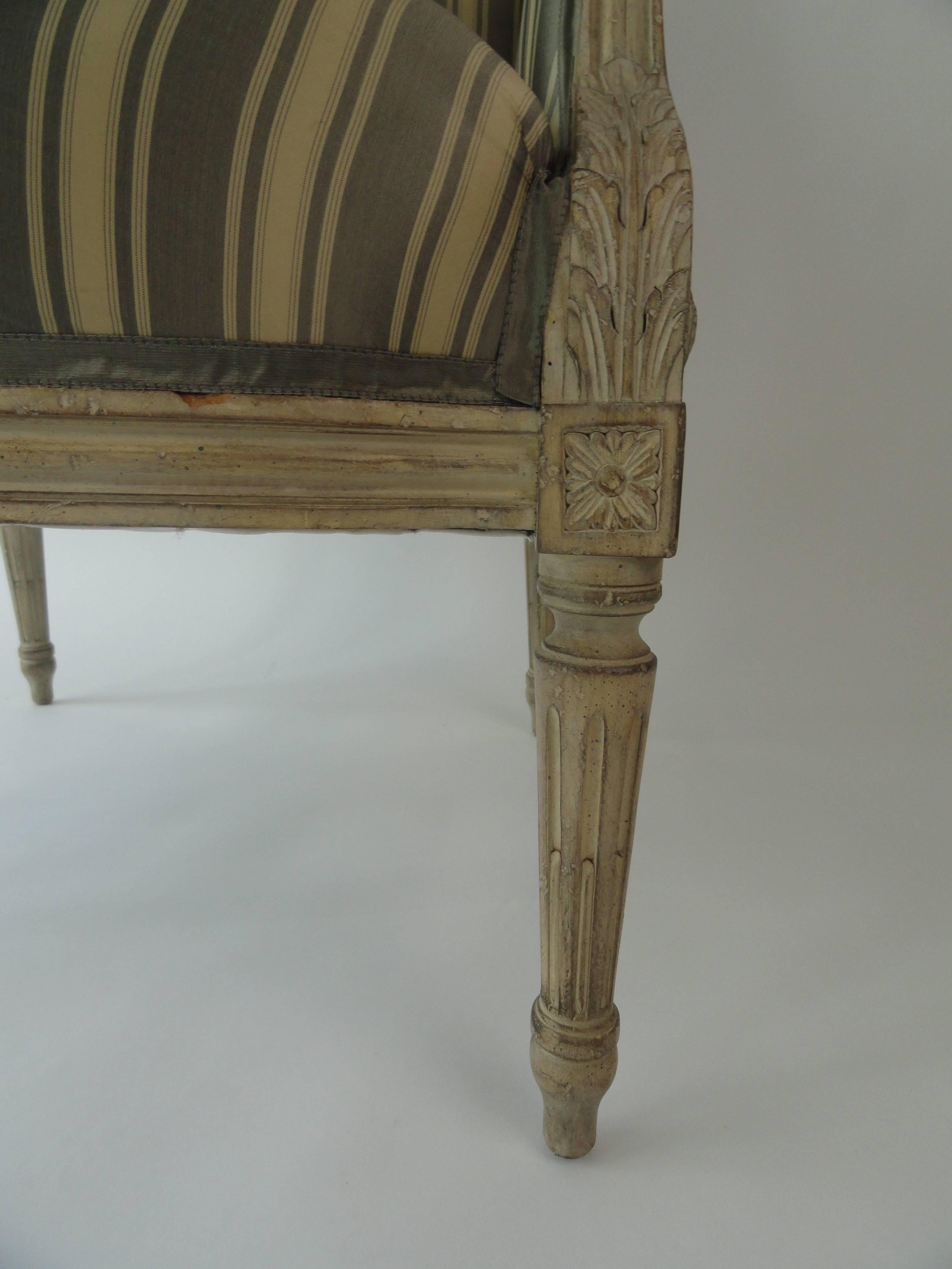Louis XVI Style Bergere For Sale 1