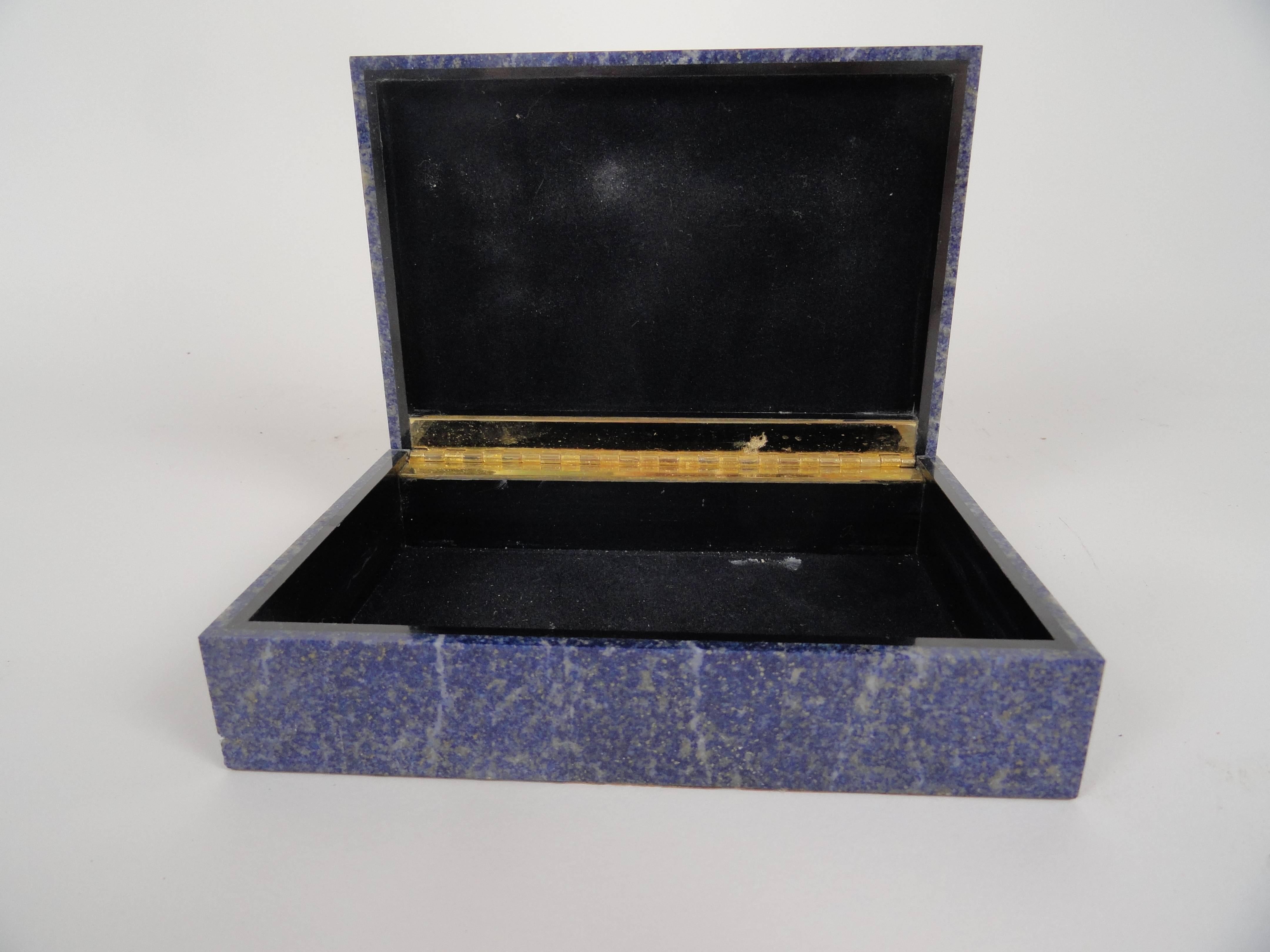 Italian Lapis Lazuli Box For Sale