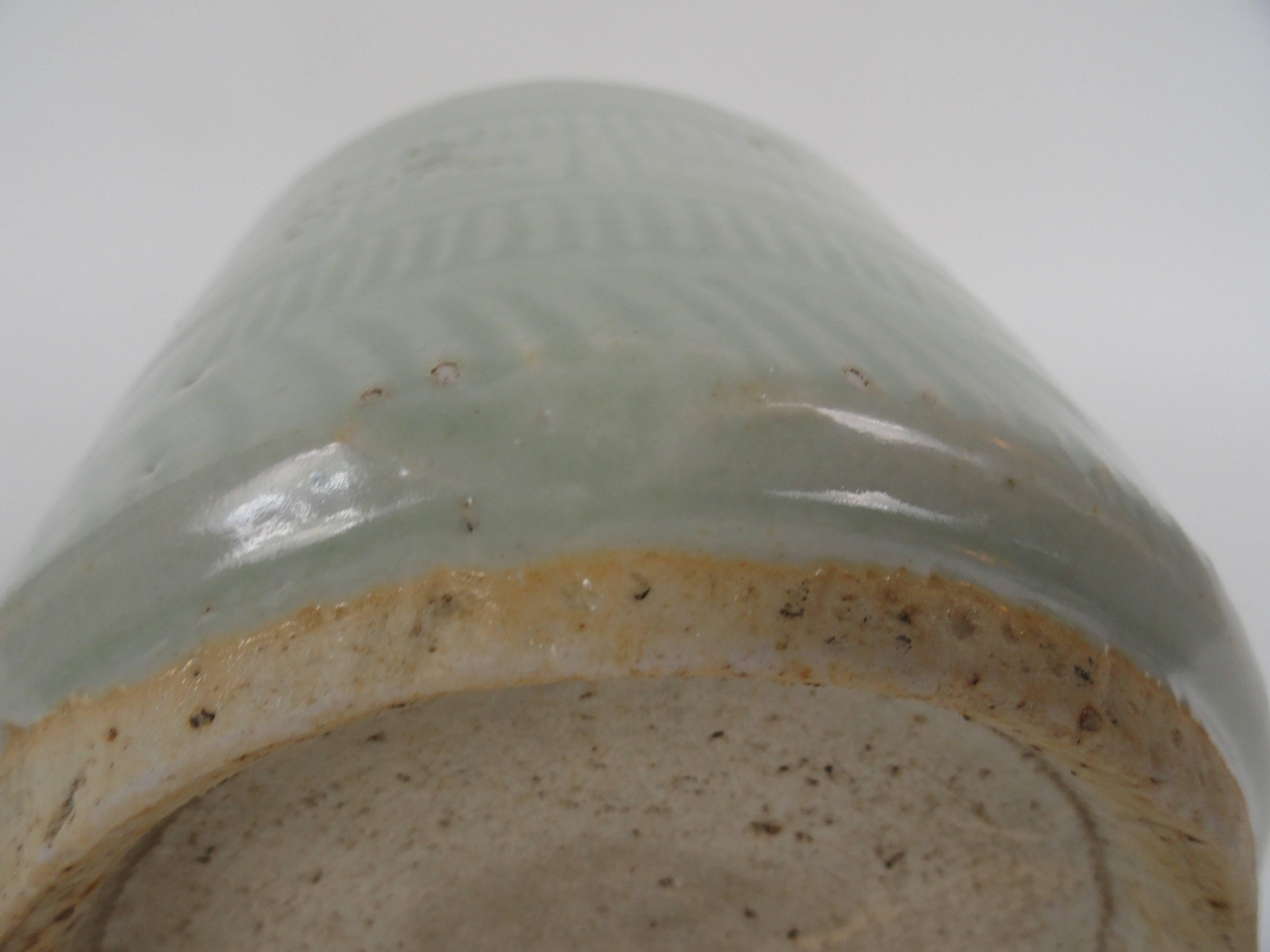 19th Century Chinese Porcelain Brush Pot For Sale 4