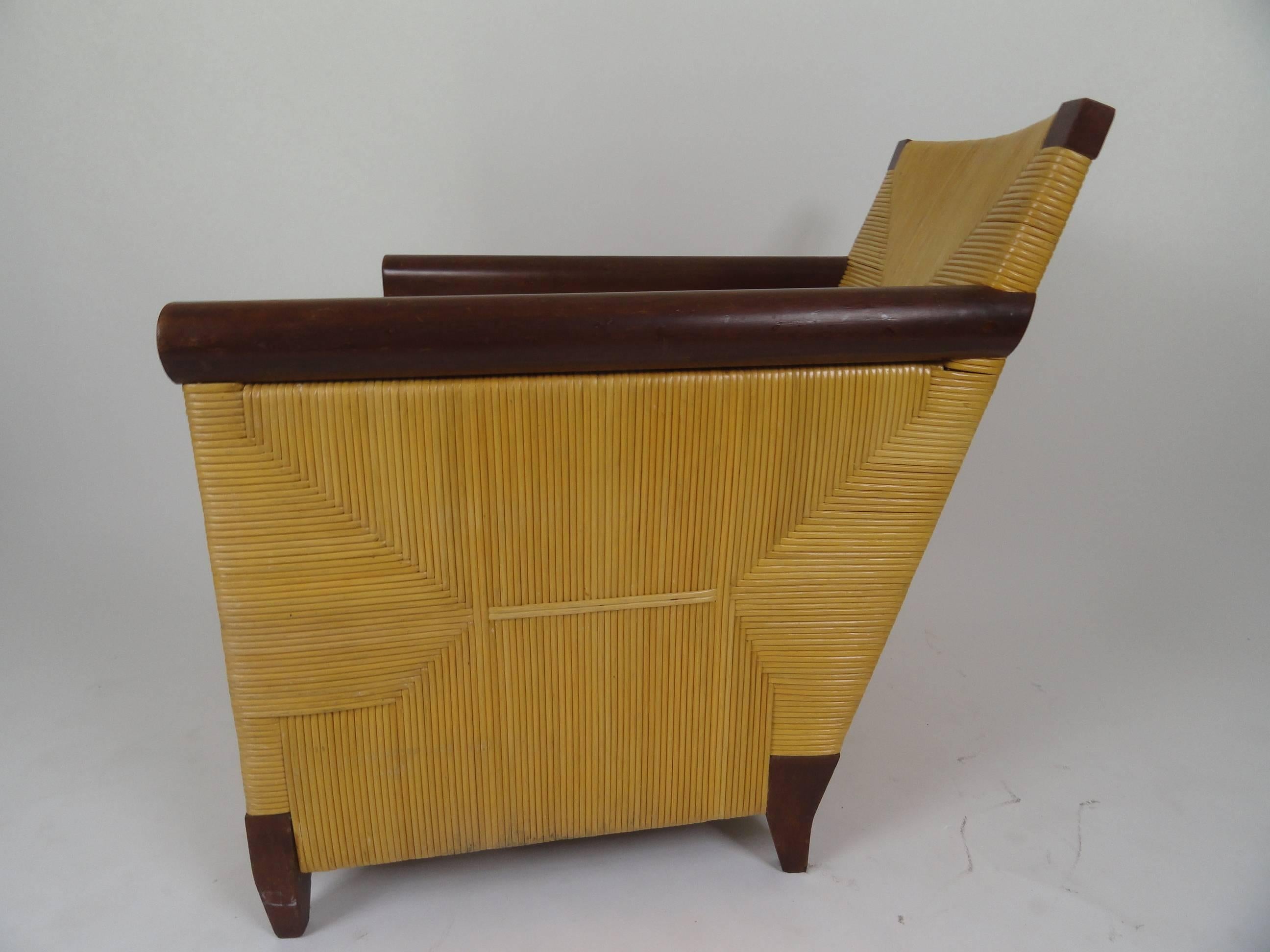 Organic Modern Donghia Merbu Club Chair For Sale