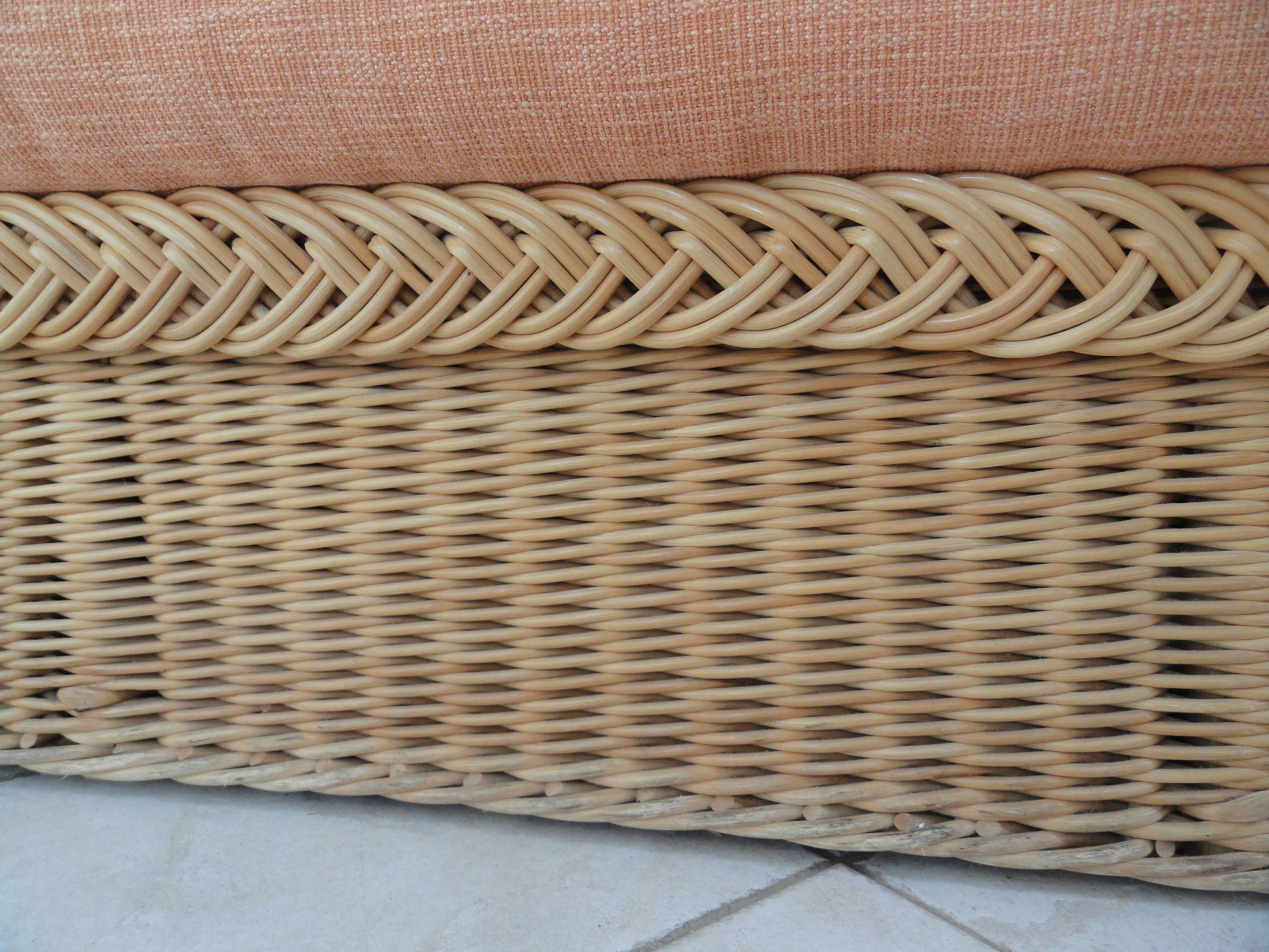 Bielecky Wicker Sofa For Sale 2