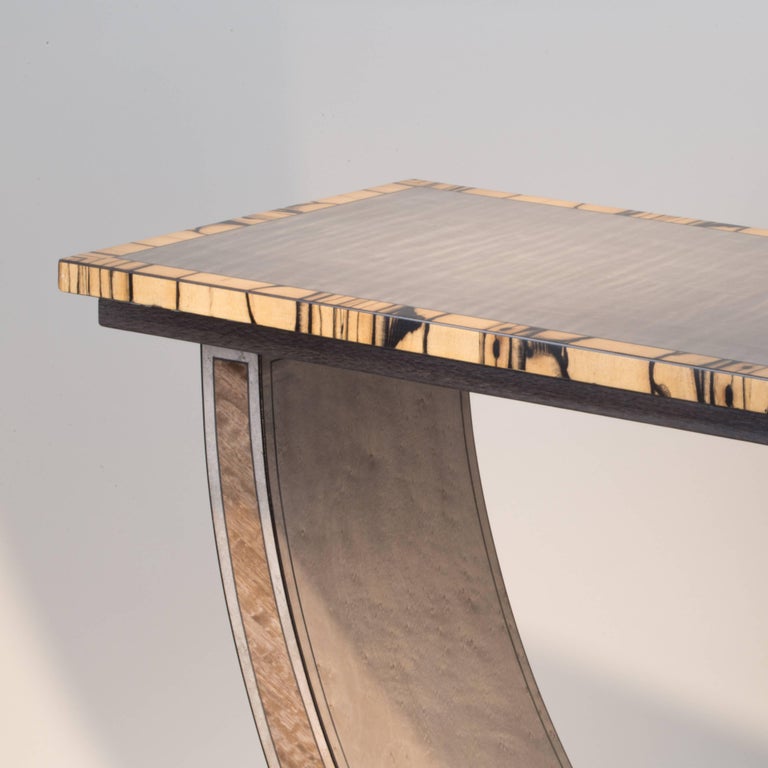 Silver Maple Excelsior Console Table For Sale at 1stDibs