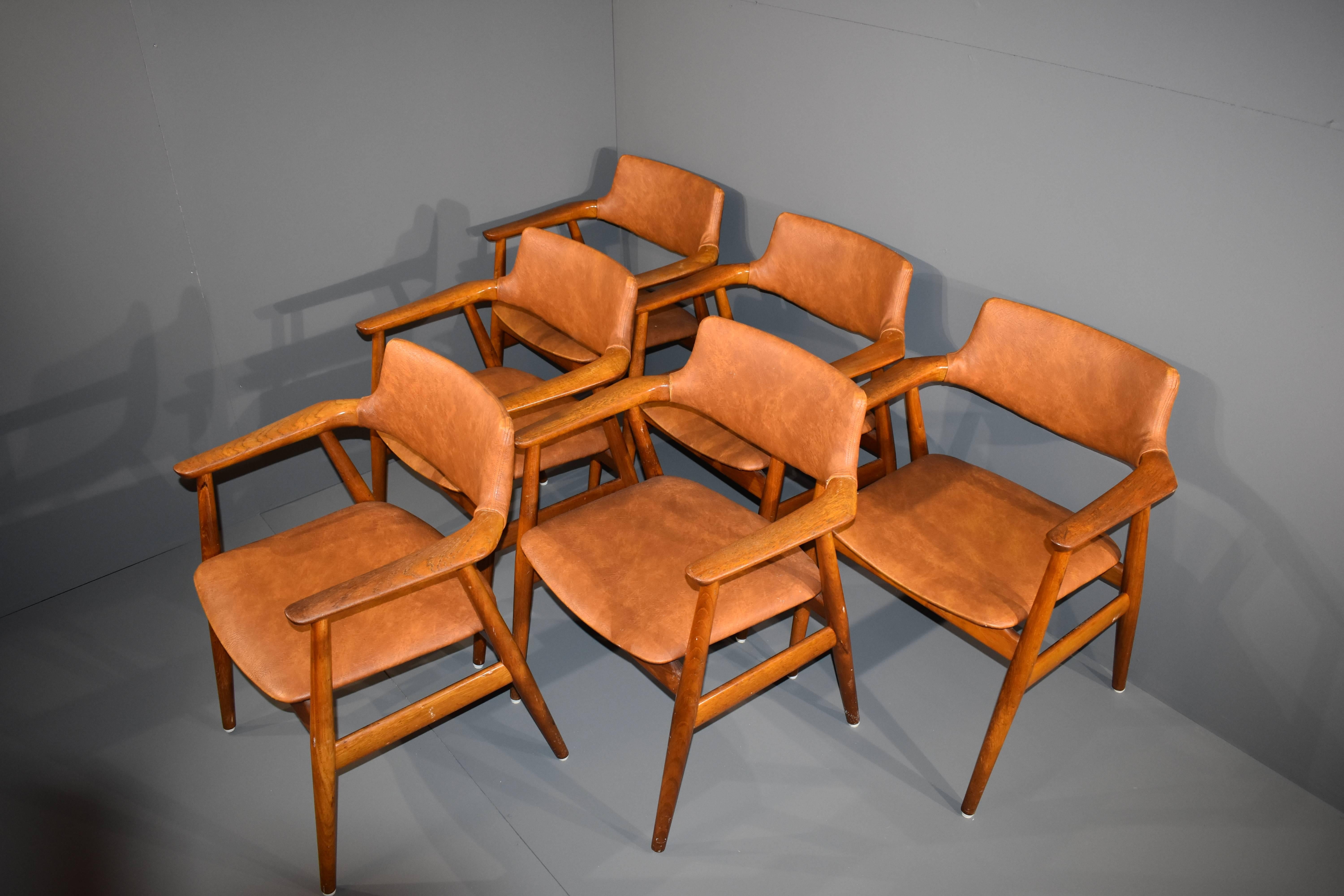 Svend Åge Eriksen Teak Armchairs, 1960s (Moderne der Mitte des Jahrhunderts) im Angebot