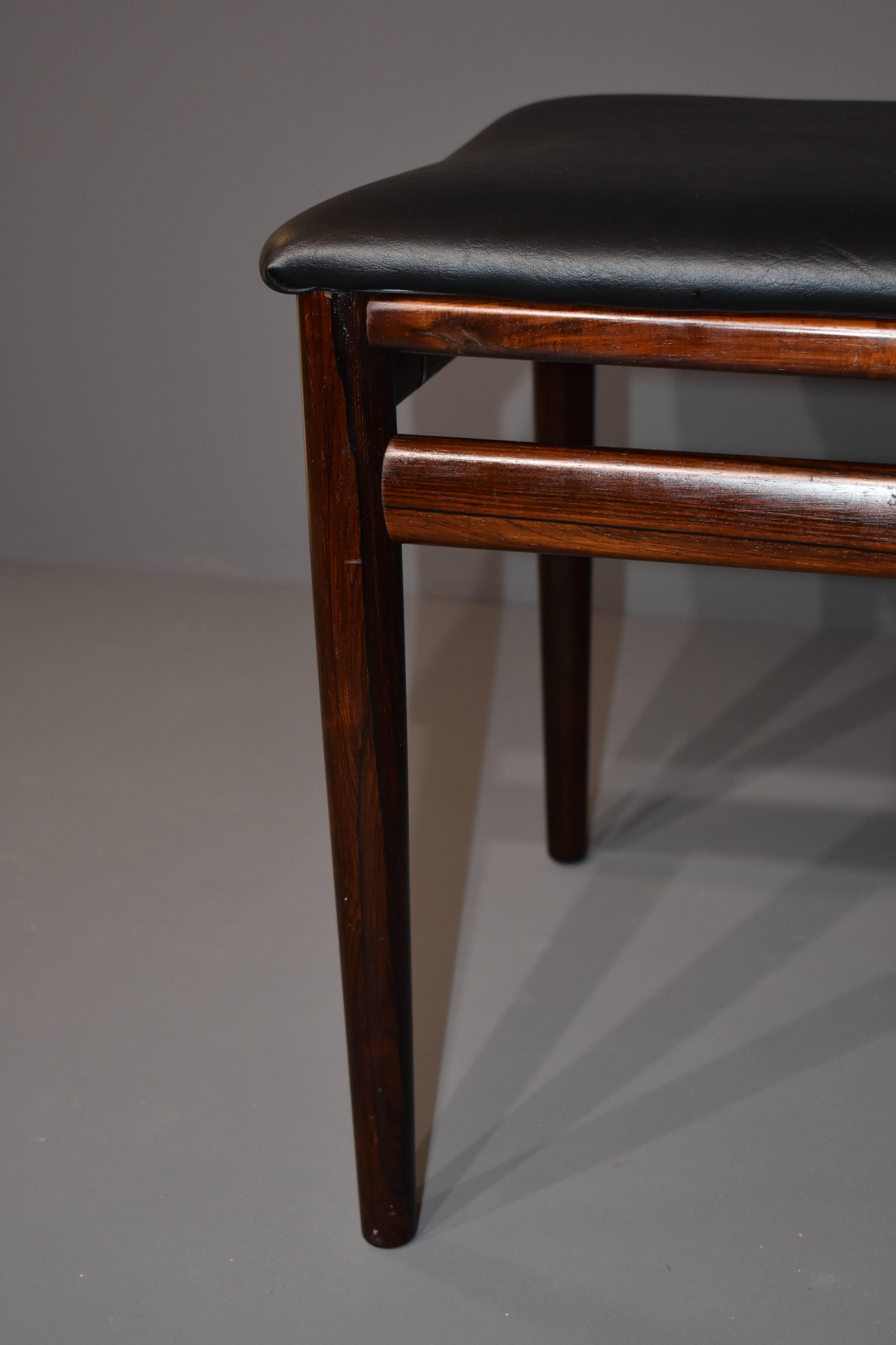Mid-20th Century Erling Torvits Rosewood Dining Chairs For Sale