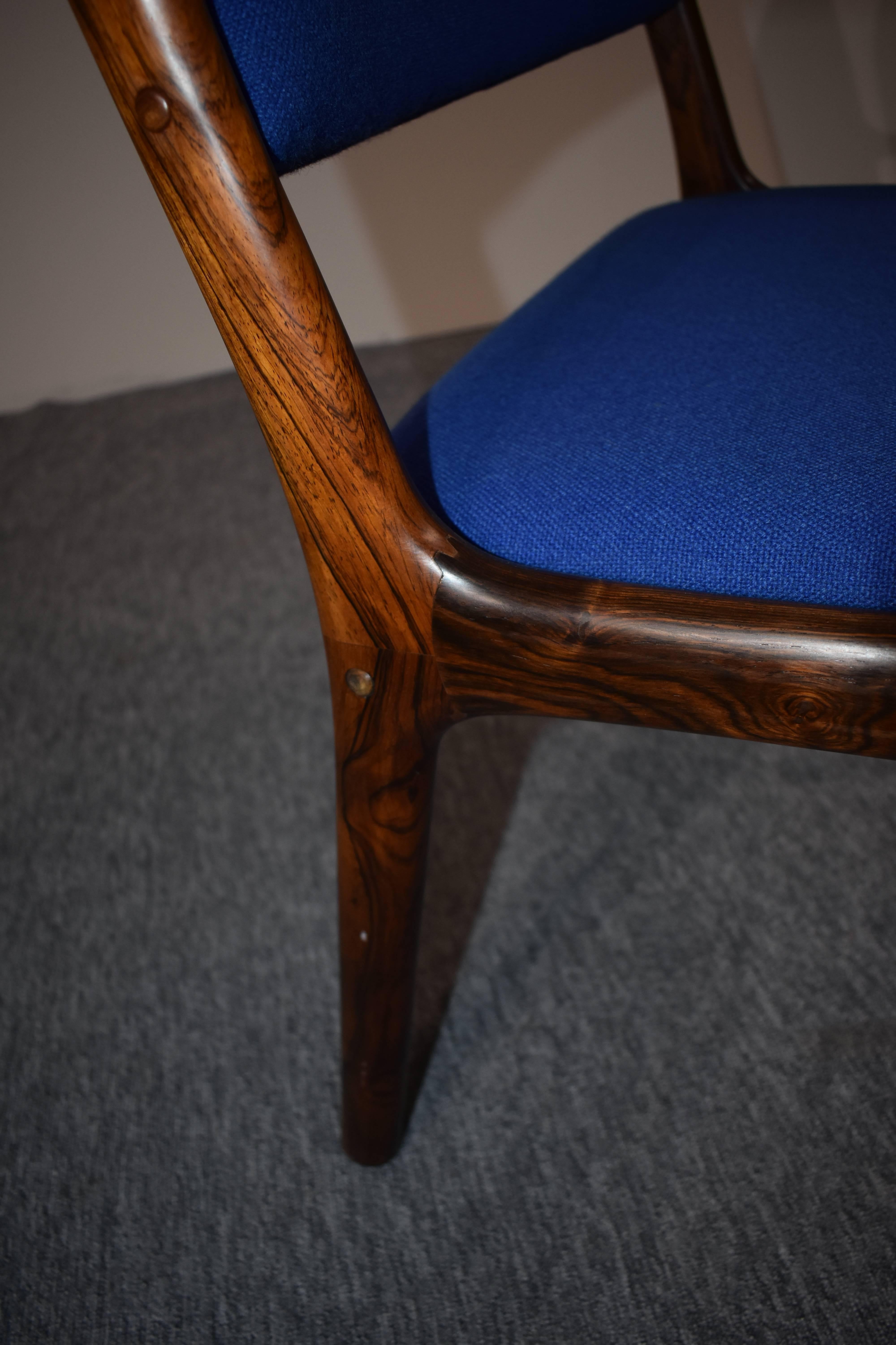 Ole Wanscher PJ412 Rosewood Danish Modern Armchairs For Sale 2