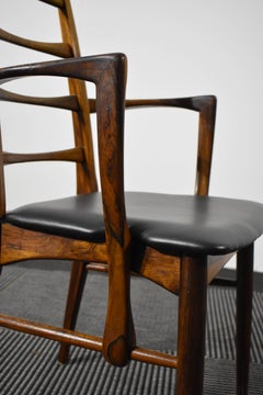 Niels Kofoed Lis Armchairs in Rosewood, 1950s, Mid-Century Modern