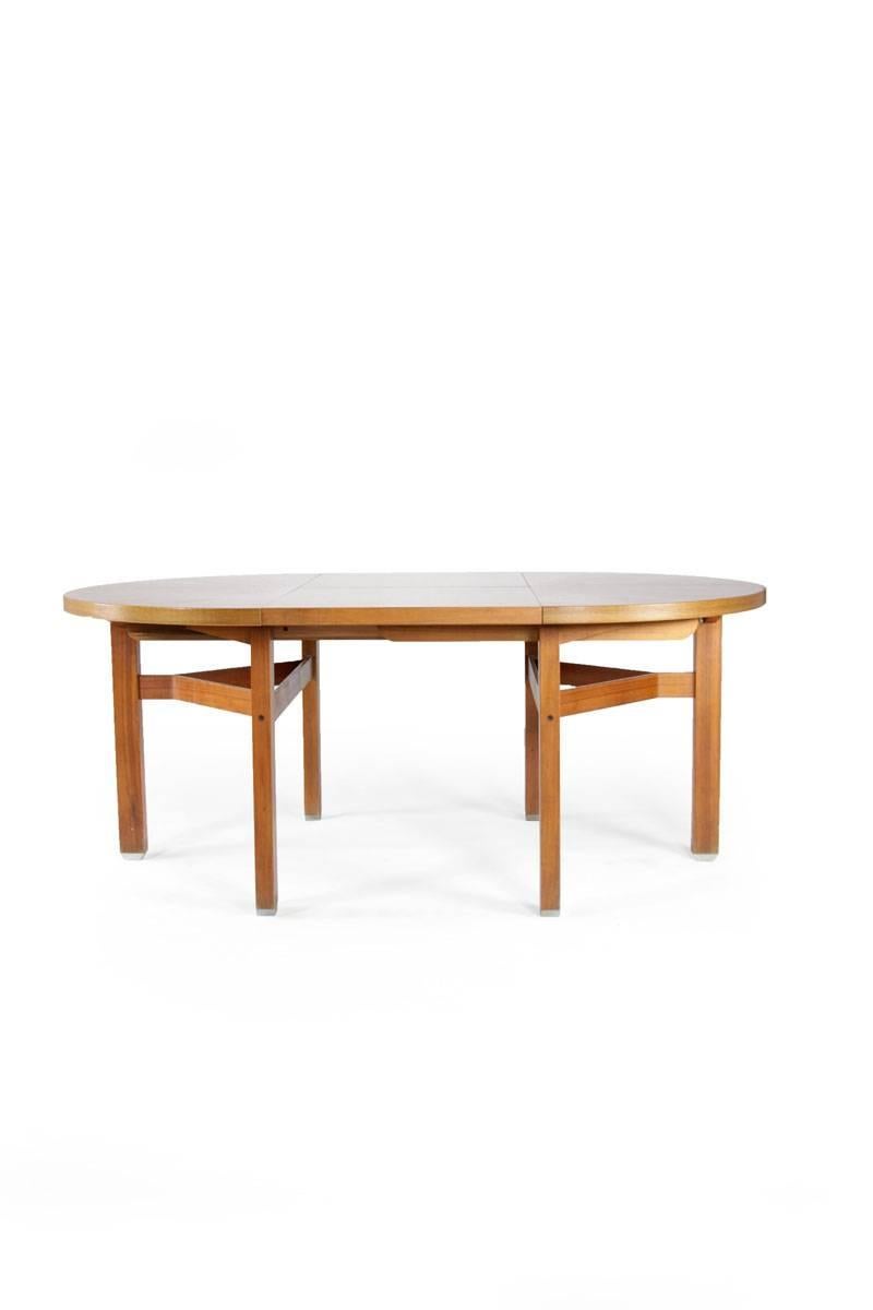 Mid-20th Century Ico Parisi Wooden Dining Table, Italy, 1960s For Sale