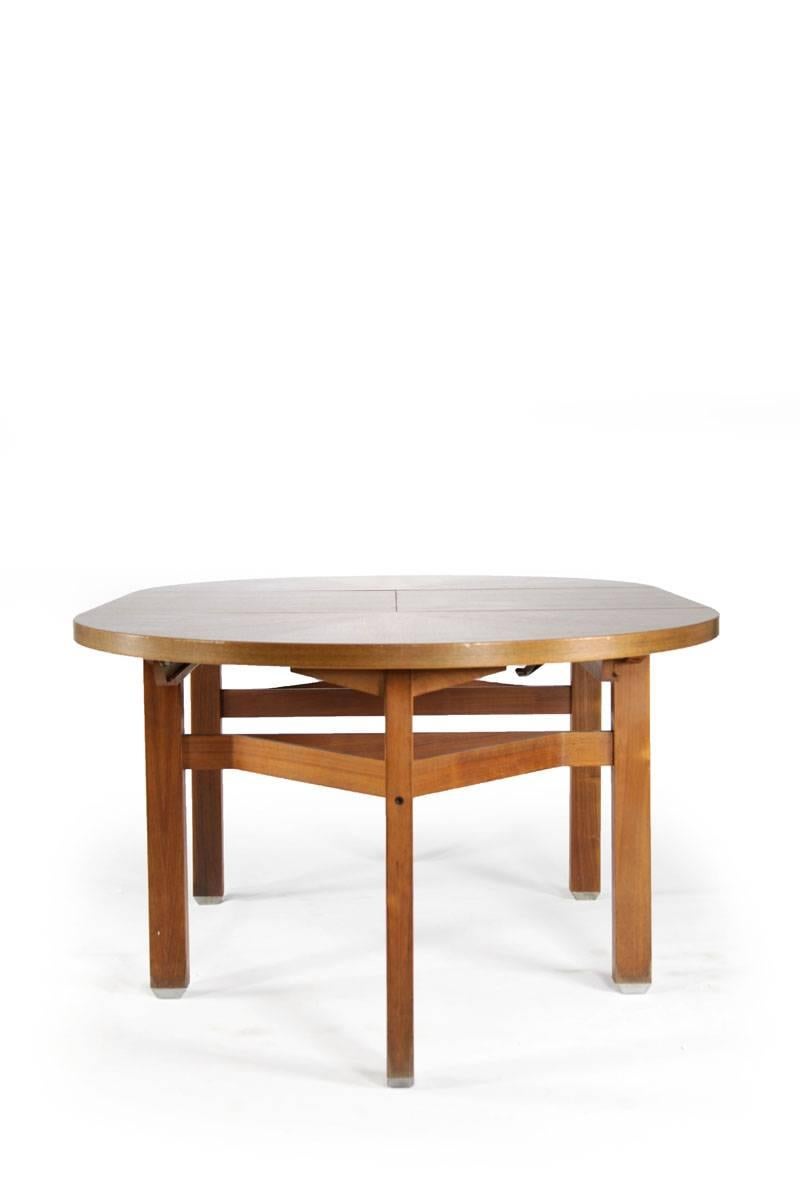Ico Parisi Wooden Dining Table, Italy, 1960s In Good Condition For Sale In Wolfurt, AT
