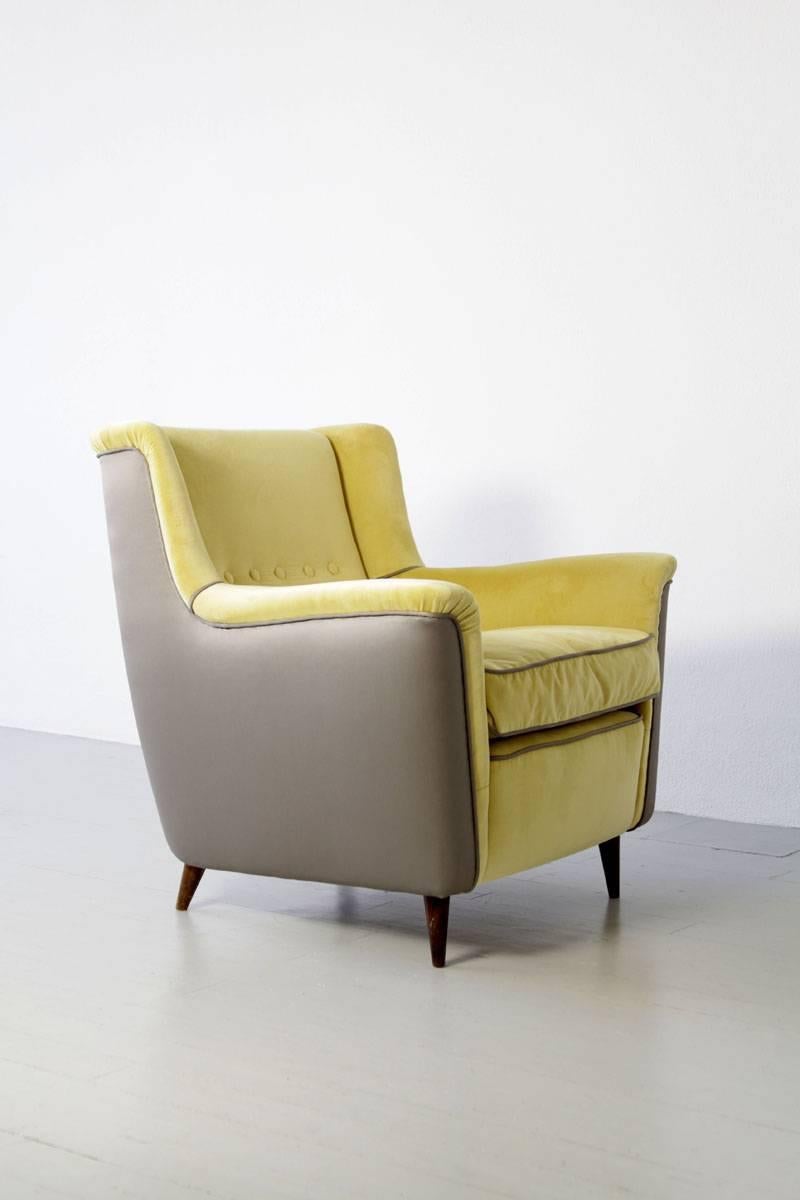 Paar Cassina-Stühle, Modell 809, Design Figli de Amadeo dei Cassina, 1958 im Angebot 4