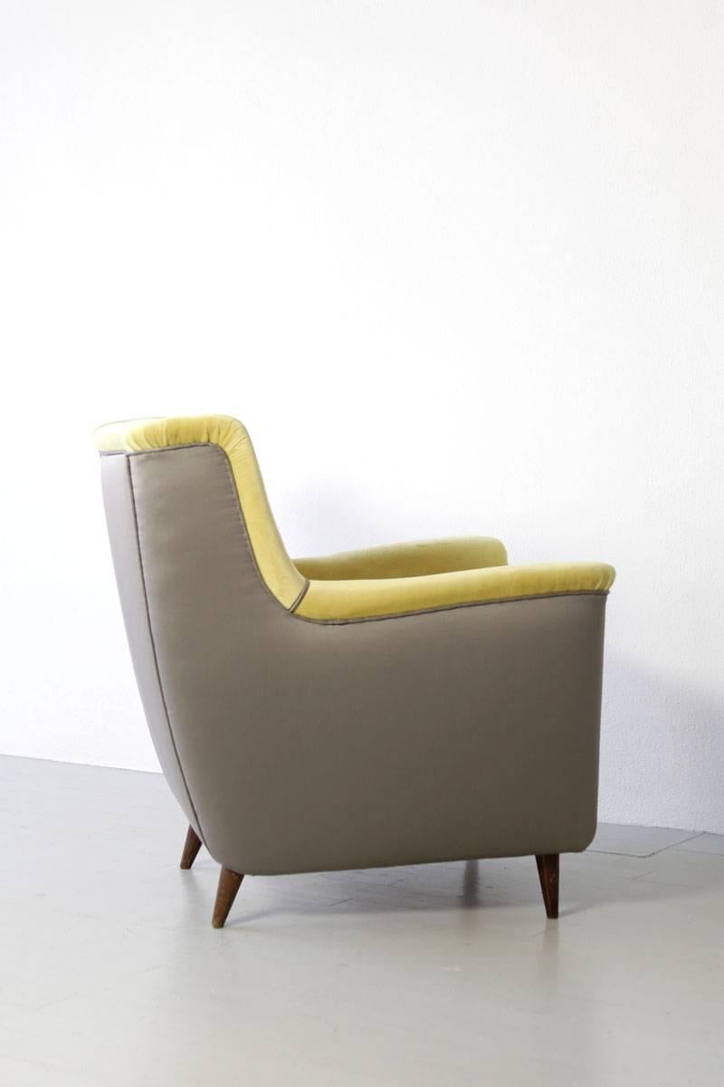 Fauteuils Modèle 809 conçus par Figli de Amadeo dei Cassina pour Cassina, années 50 en vente 3