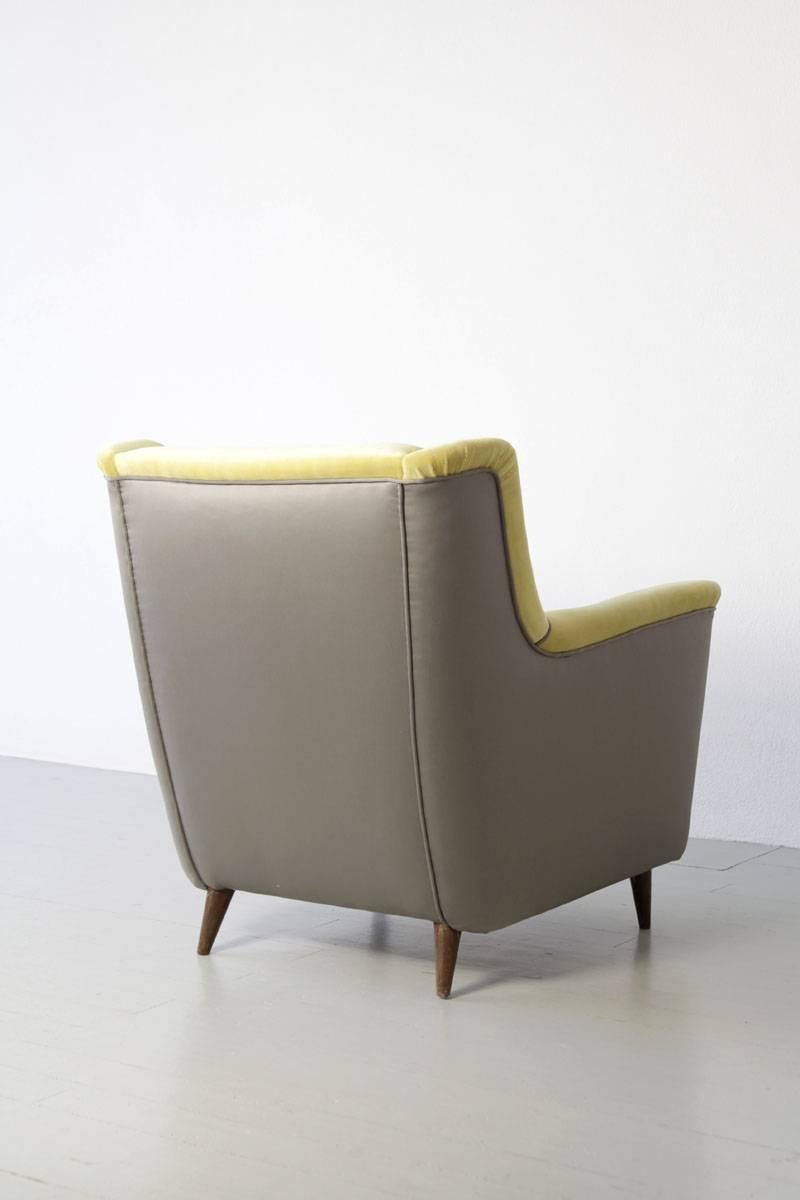 Pair of Cassina Chairs, Model 809, Design Figli de Amadeo dei Cassina, 1958 For Sale 1