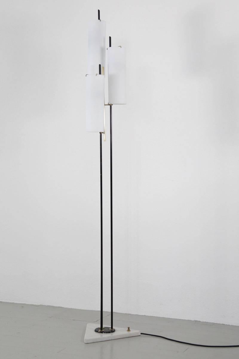 Italian Floor Lamp - Design and Manufacturing by Stilnovo, Italy, 1960s.