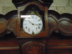 Rare French farmhouse buffet with Clock in the Louis XV Style, circa 1770