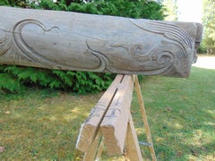 Beam, Chinese Carved Temple, circa 1800