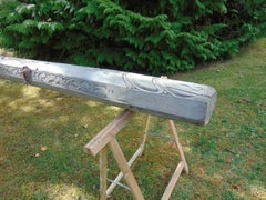 Beam Chinese Carved Temple Beam, Circa 1800