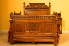 Gothic Revival Bedroom Suite, circa 1870