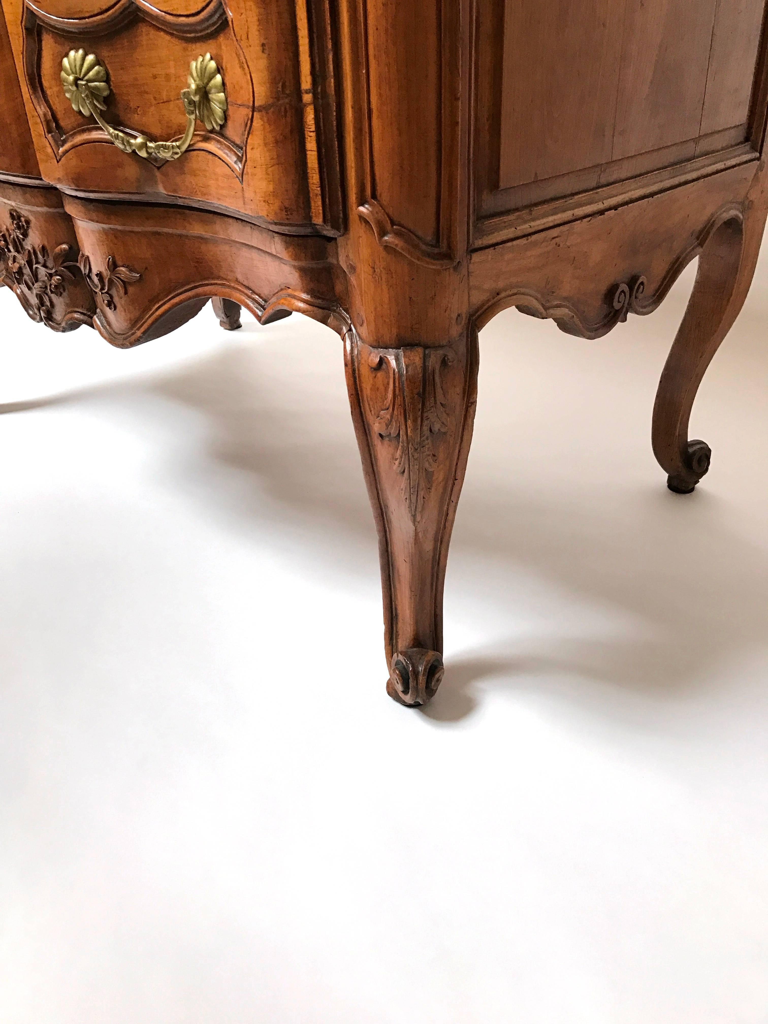 French Period Regence Cherrywood Commode For Sale