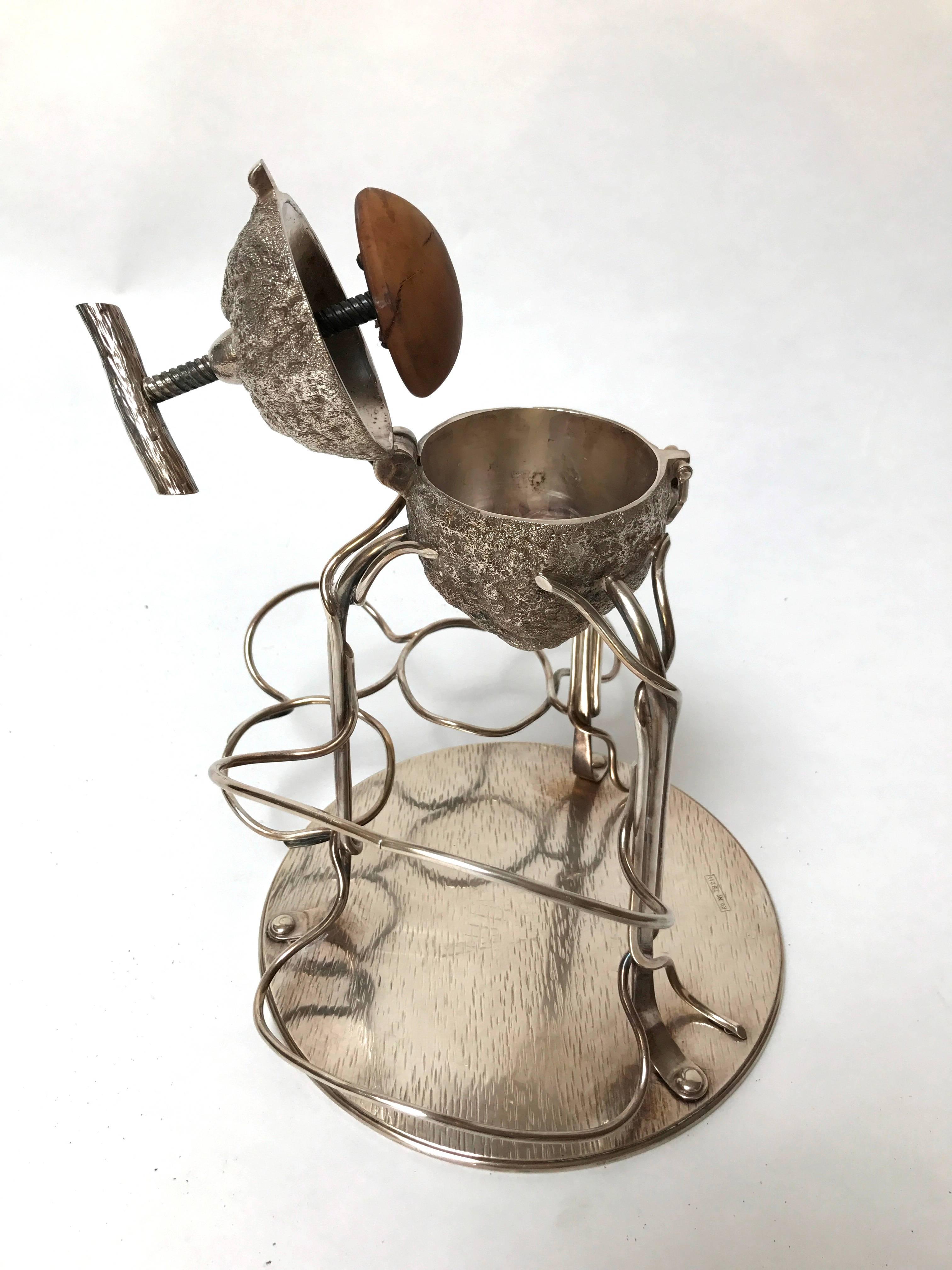 Early 20th Century Hukin and Heath Silver Plated Lemon Squeezer