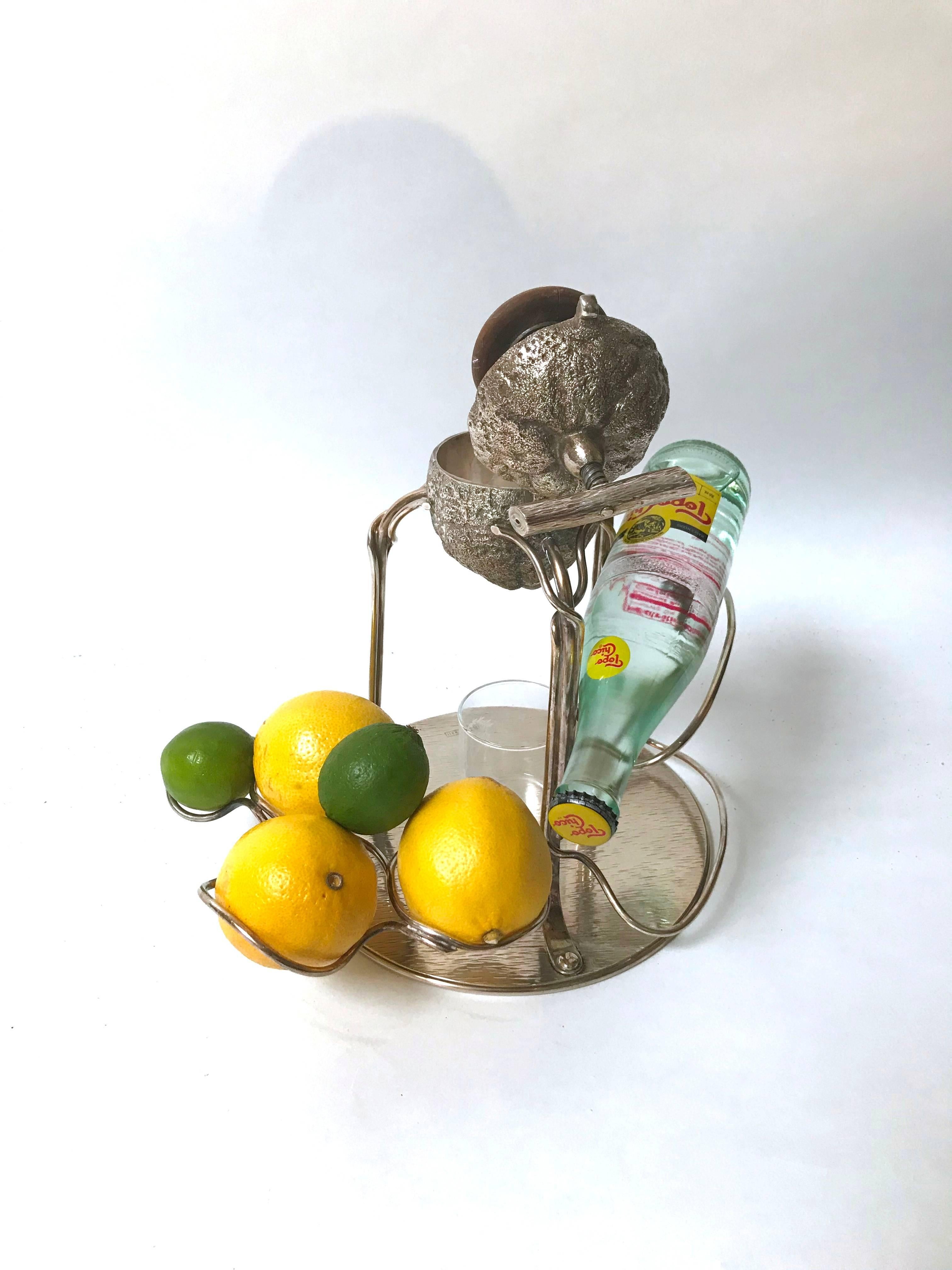 Hukin and Heath Silver Plated Lemon Squeezer 1
