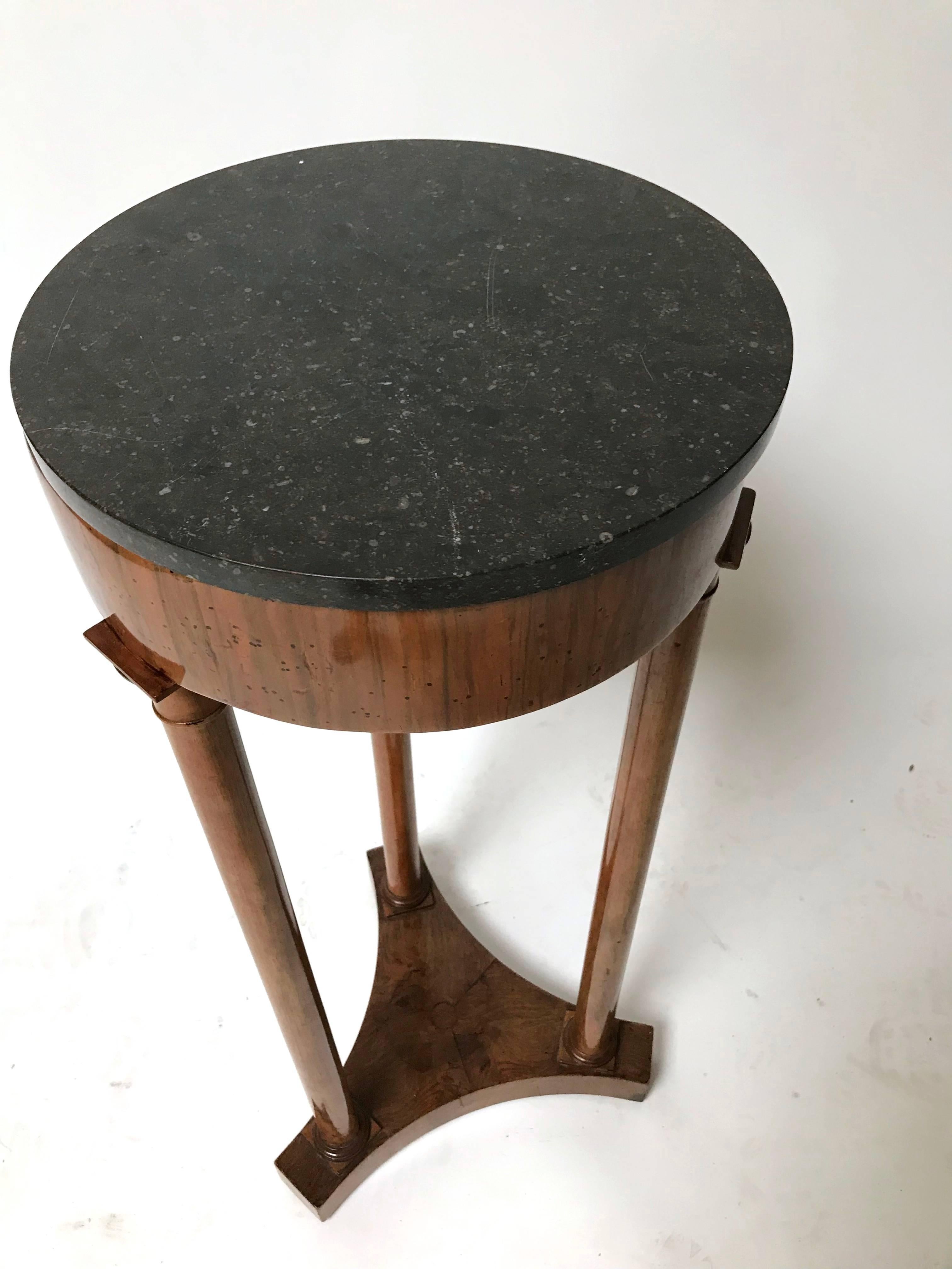 19th Century Empire Marble Top Table For Sale 1
