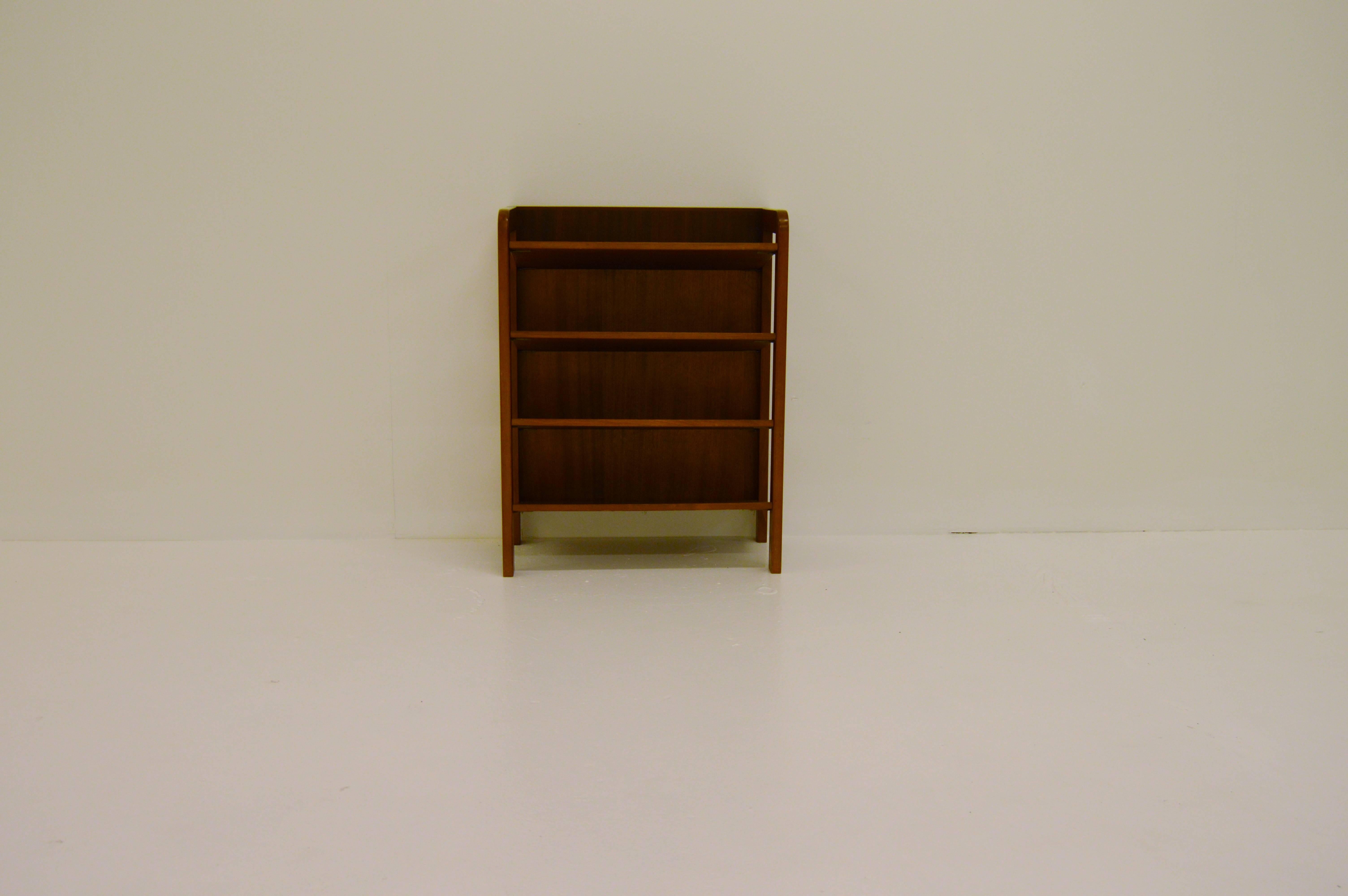 Mid-Century Modern Midcentury Mahogany Magazine Rack