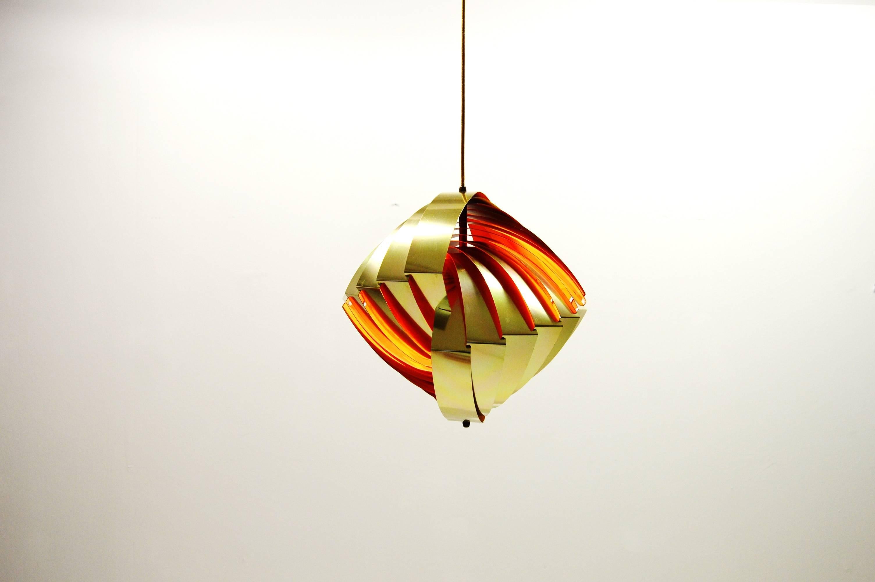 Danish Konkylie Tivoli Lamp by Louis Weisdorf for Lyfa, Denmark For Sale