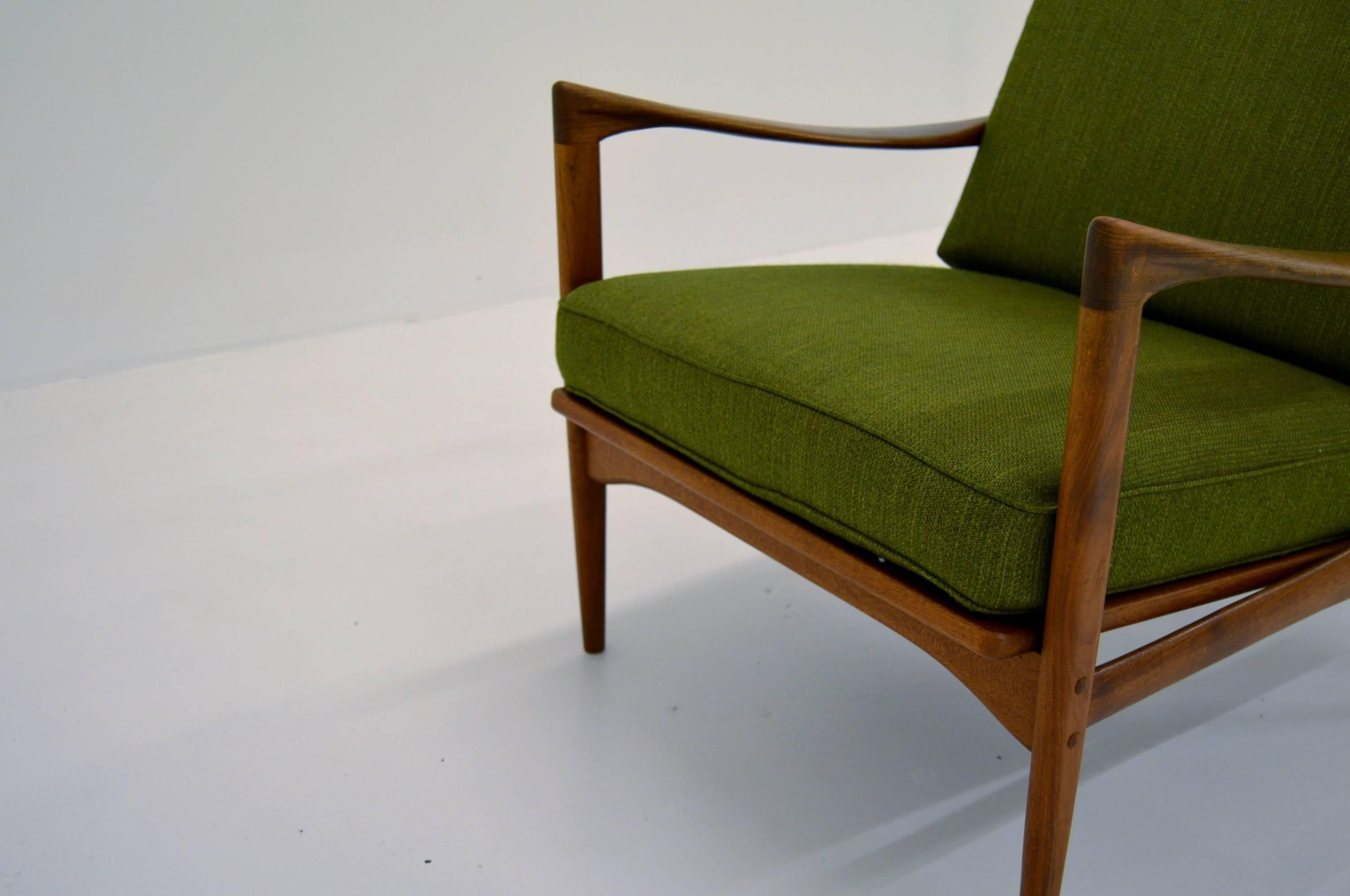 Ib Kofod Larsen Pair of Kandidaten Easy Chairs by OPE Mobler 1