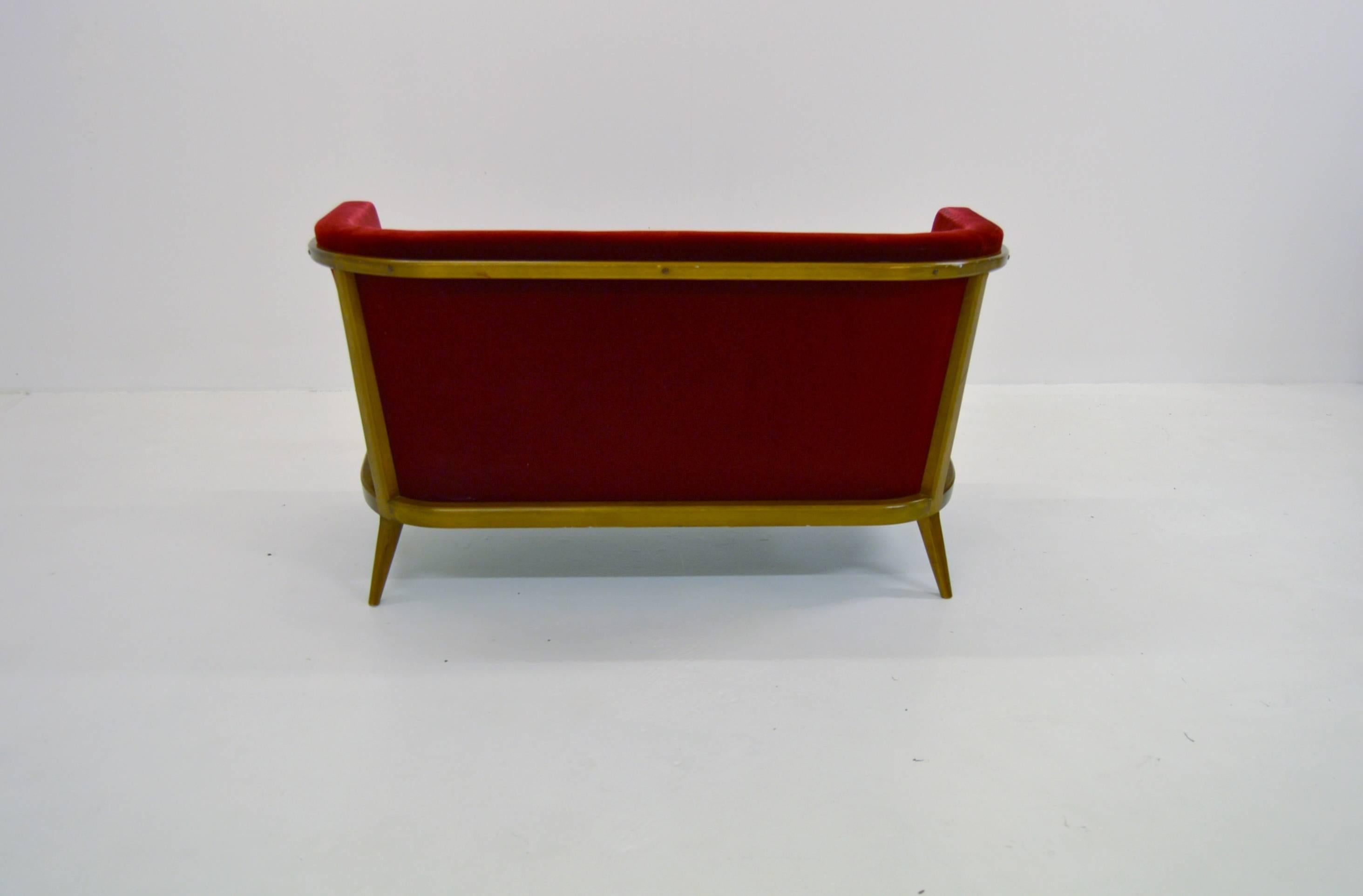 Scandinavian Modern Carl-Axel Acking Sofa for Bodafors, 1940s For Sale