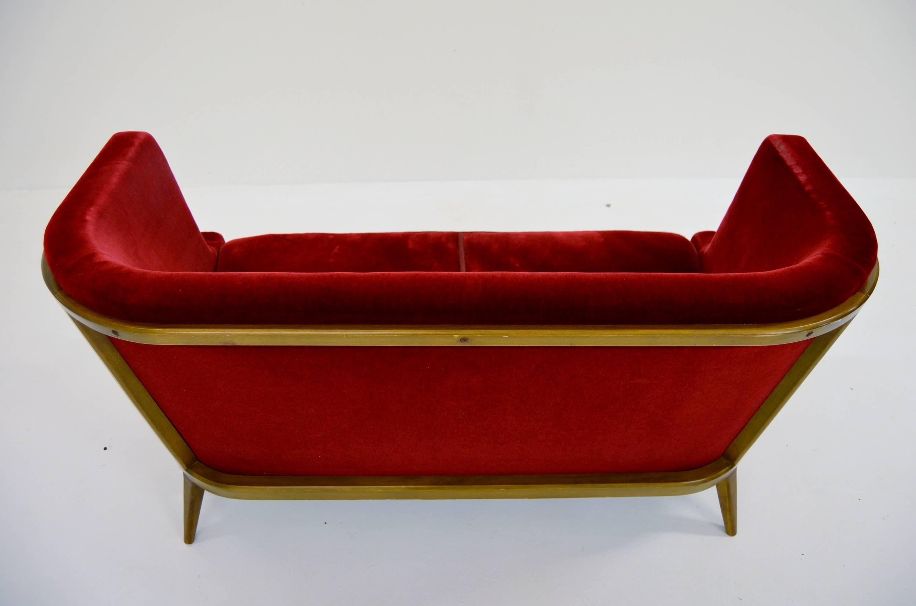 Swedish Carl-Axel Acking Sofa for Bodafors, 1940s For Sale
