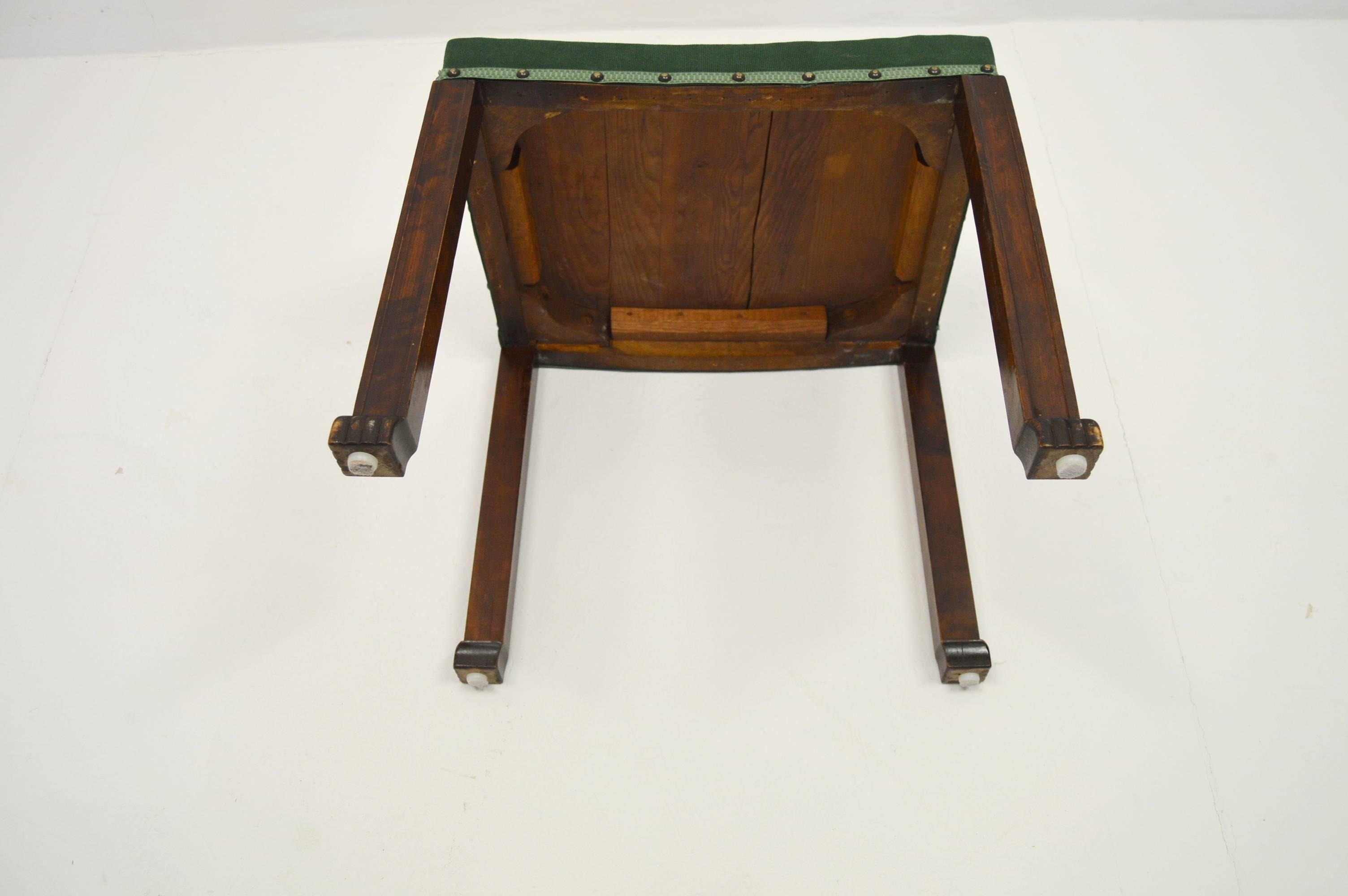 Mid-20th Century Art Deco Footstool For Sale