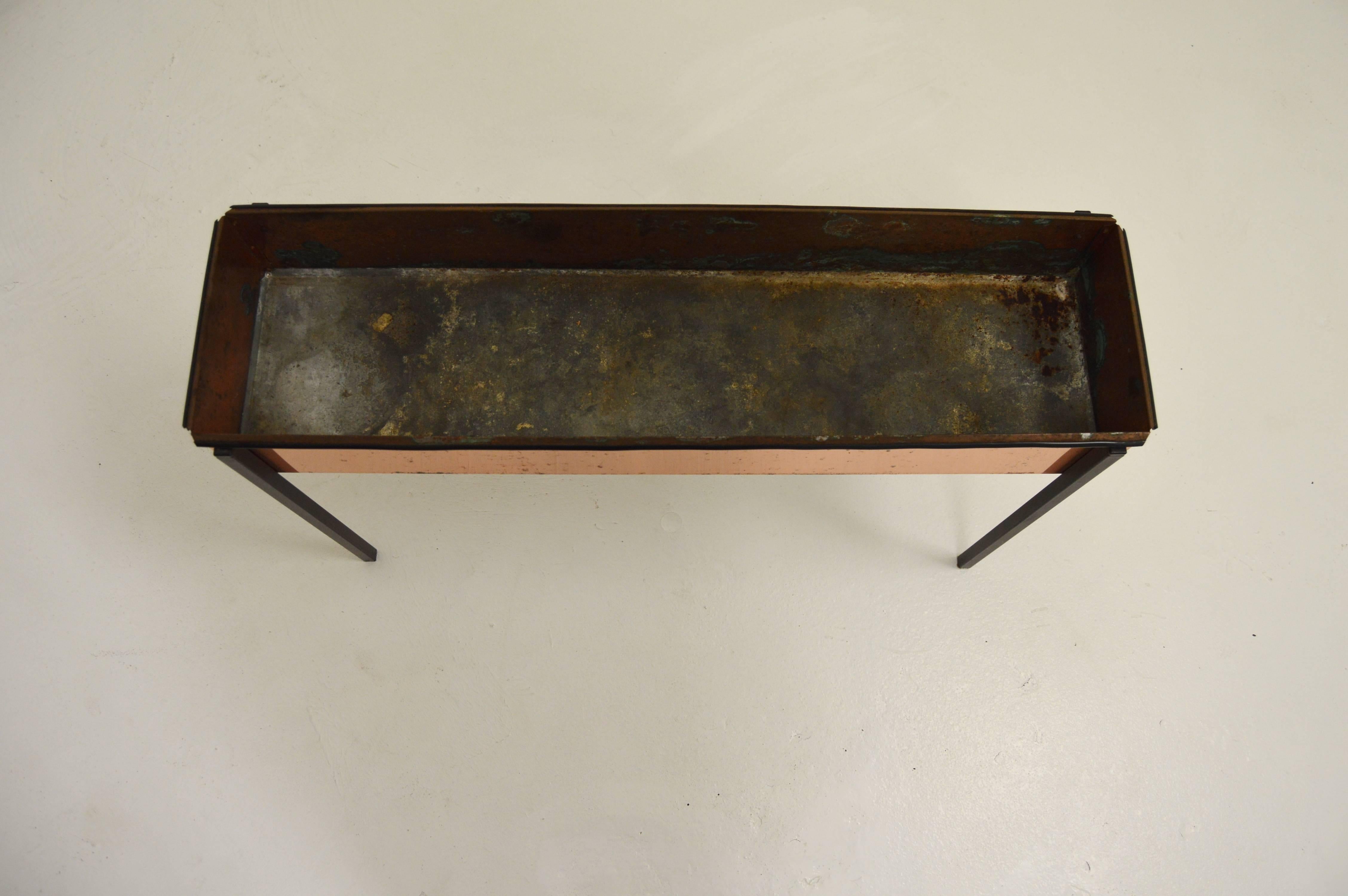 Mid-20th Century Hans-Agne Jakobsson Copper Planter for Flowers
