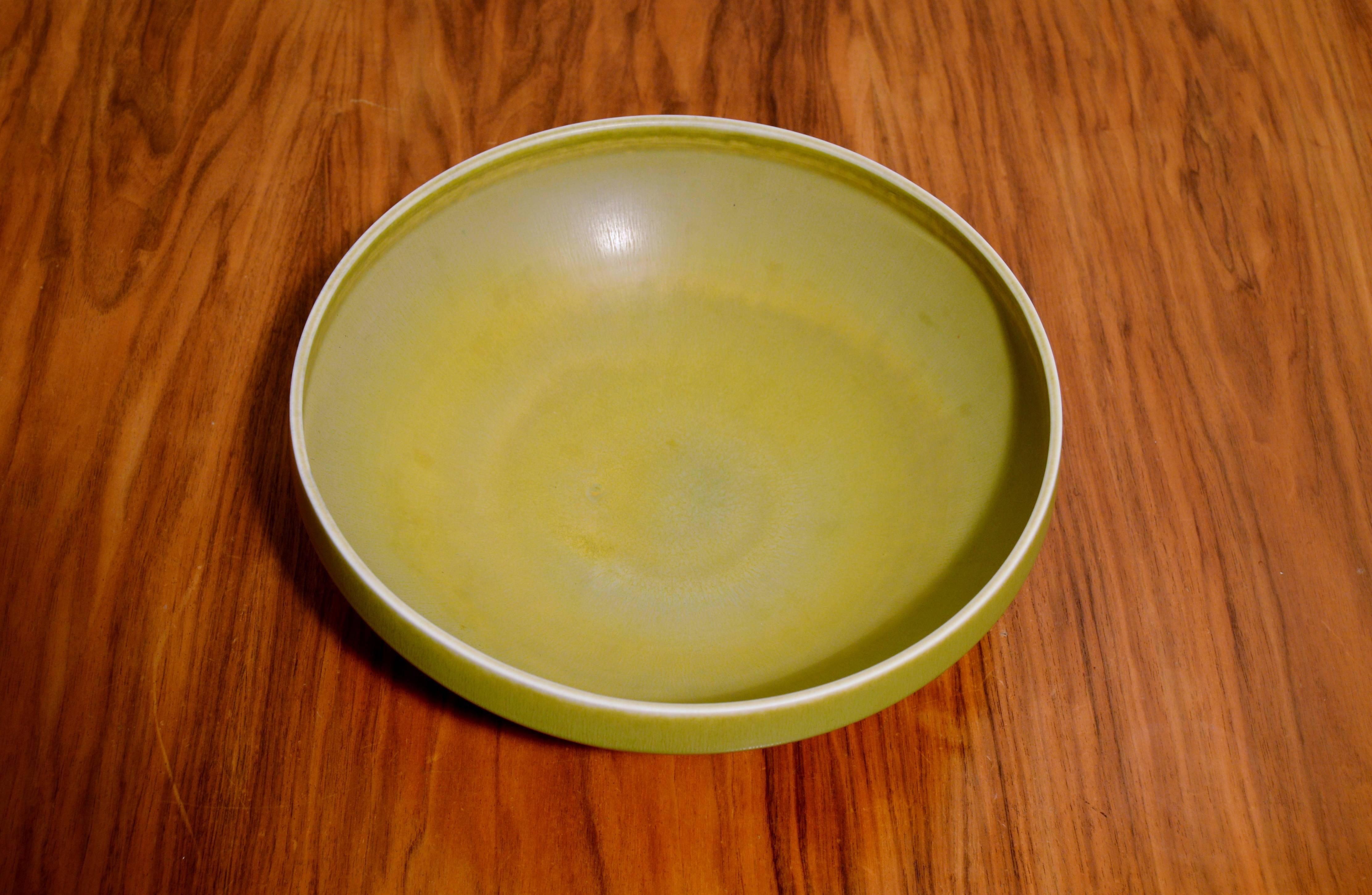 Mid-Century Modern Ceramic Bowl by Berndt Friberg for Gustavsberg