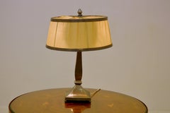 Art Deco Pewter Table Lamp by Lundin Eksjö Sweden, 1932