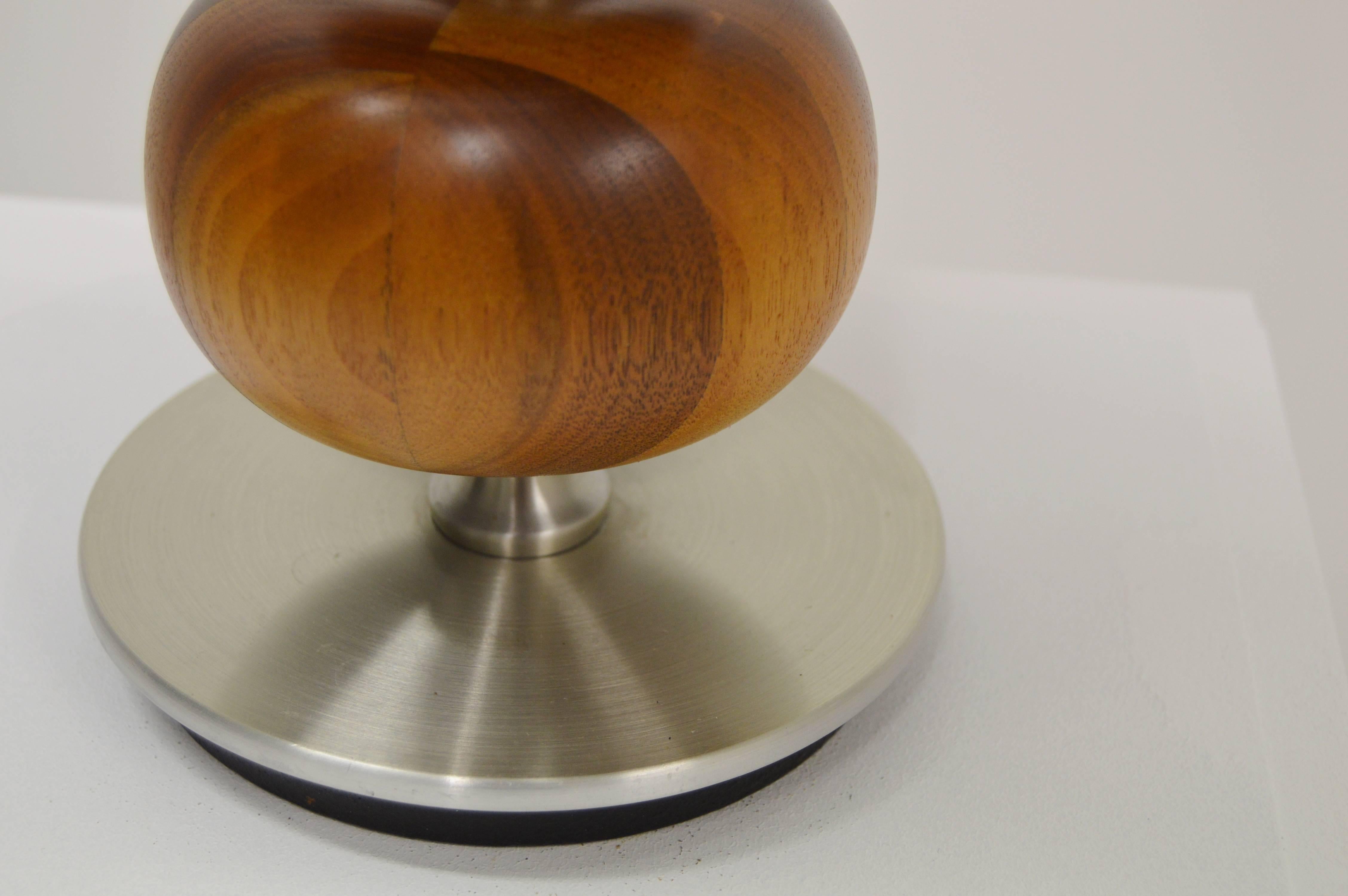 Tranås Stilarmatur Wooden Bulb Table Lamp In Good Condition For Sale In Alvesta, SE
