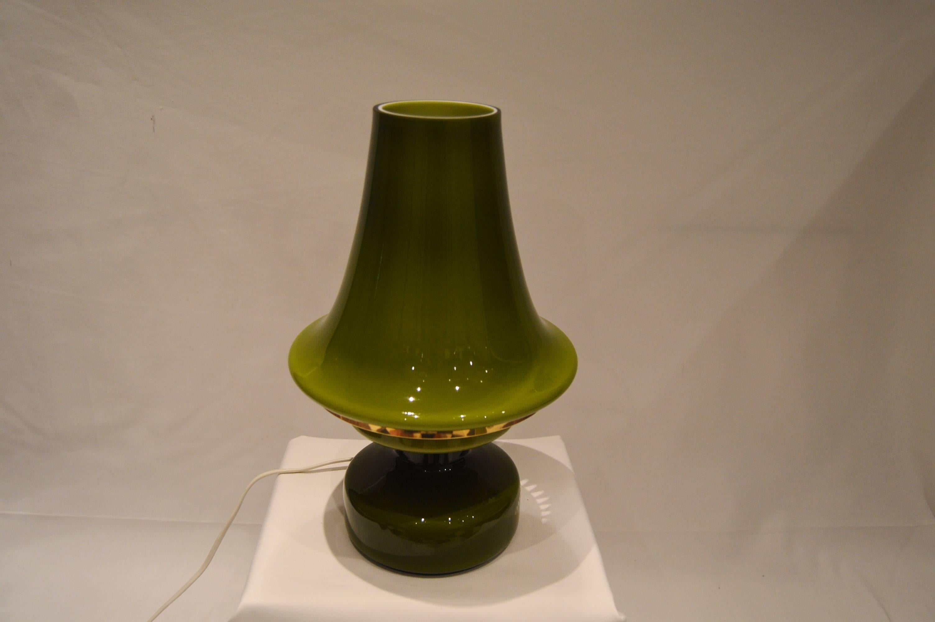 Mid-Century Modern Table Lamp B124, Green by Hans-Agne Jakobsson For Sale