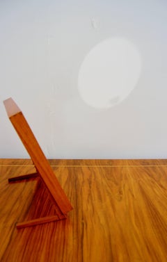 1950s Teak Table Mirror from Glasmäster Markaryd